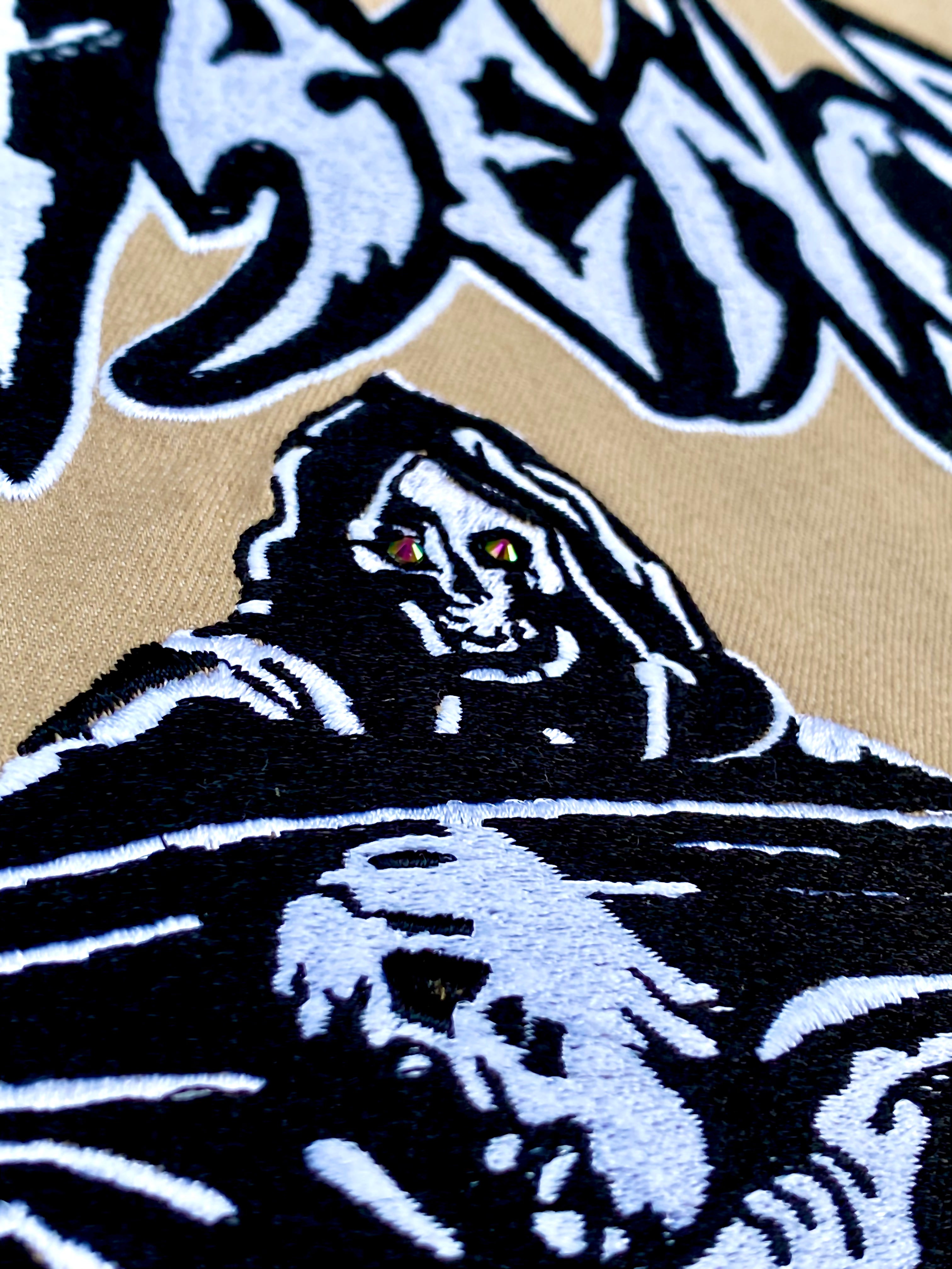 Sin Frenos Crucifix Work Jacket – Khaki