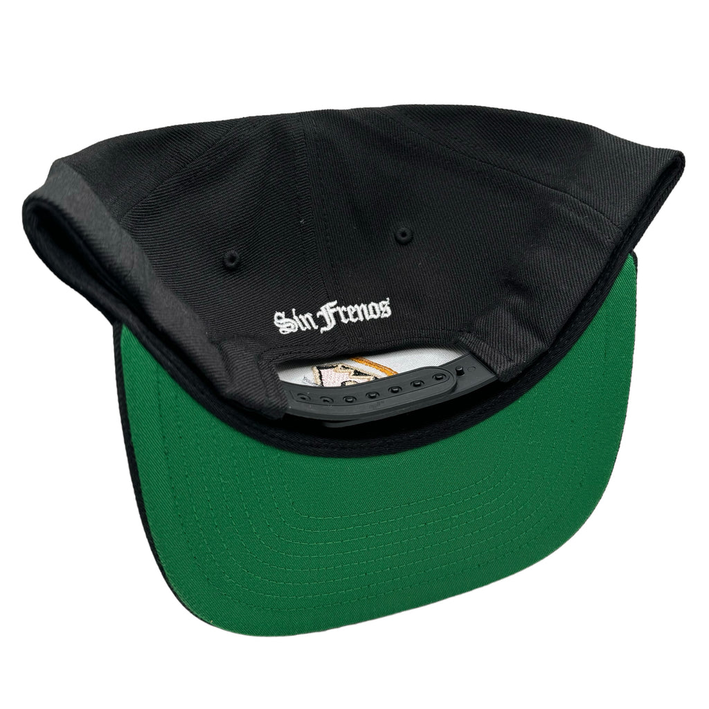 AZ Scythe Sin Frenos Snapback Hat - Black/Red Logo