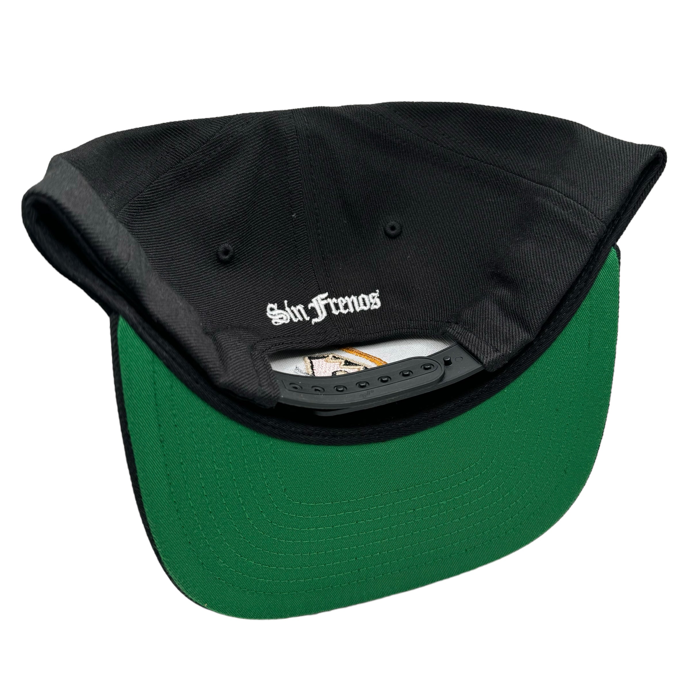 AZ Scythe Sin Frenos Snapback Hat - Black/Red Logo