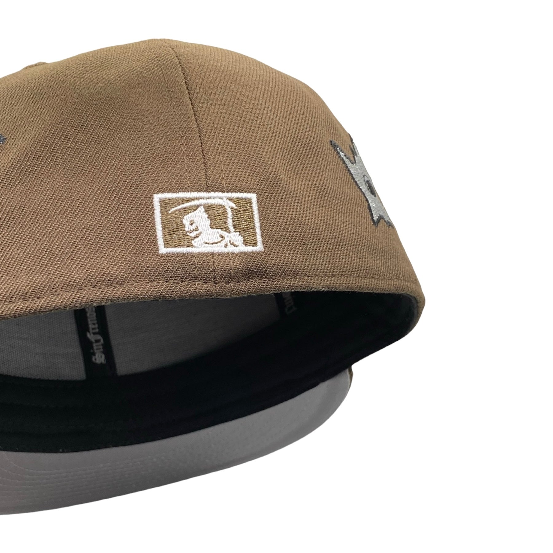 LA Scythe Sin Frenos Fitted Cap (Bulletholes) - Brown/Grey UV