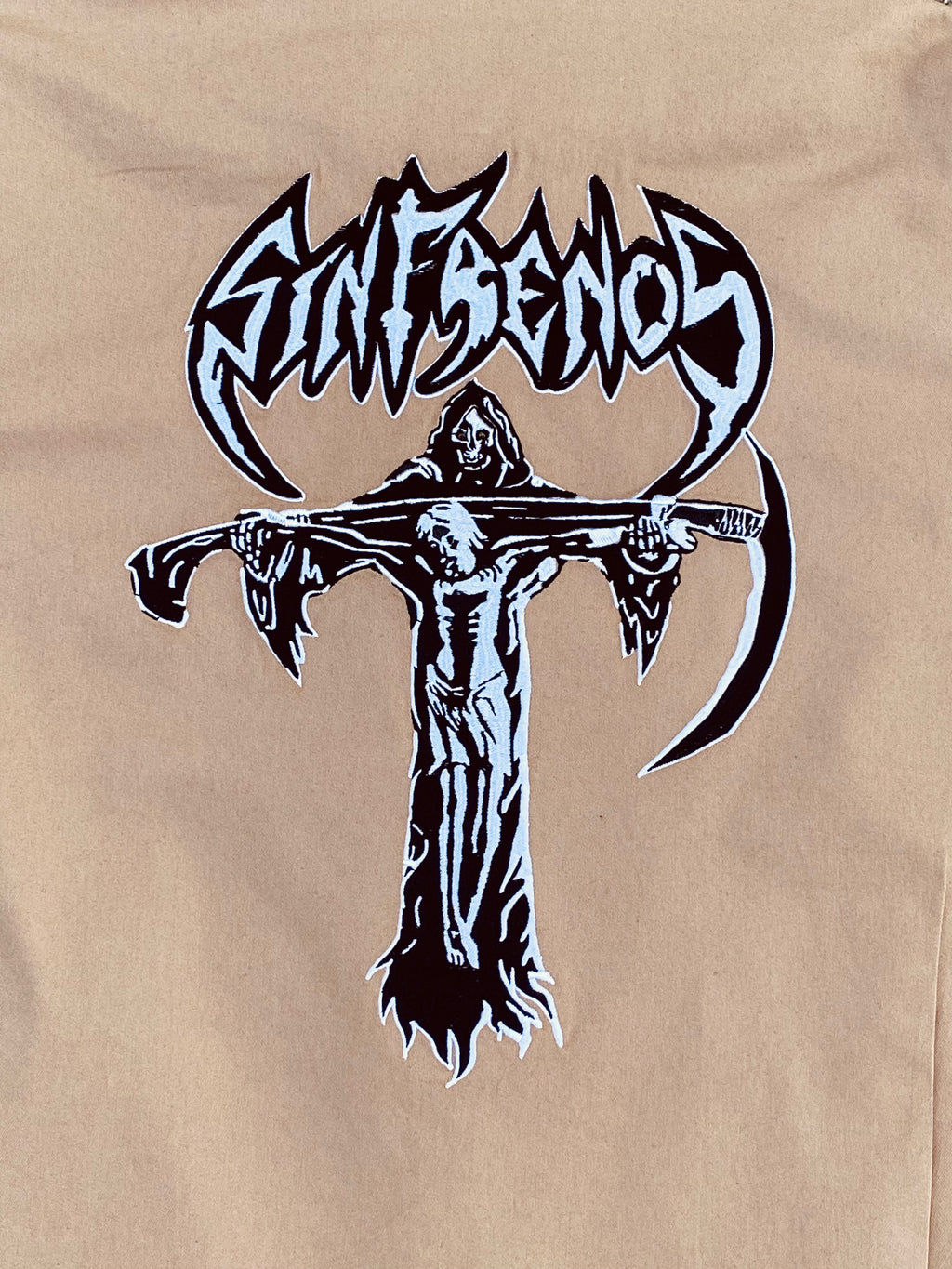 Sin Frenos Crucifix Work Jacket – Khaki