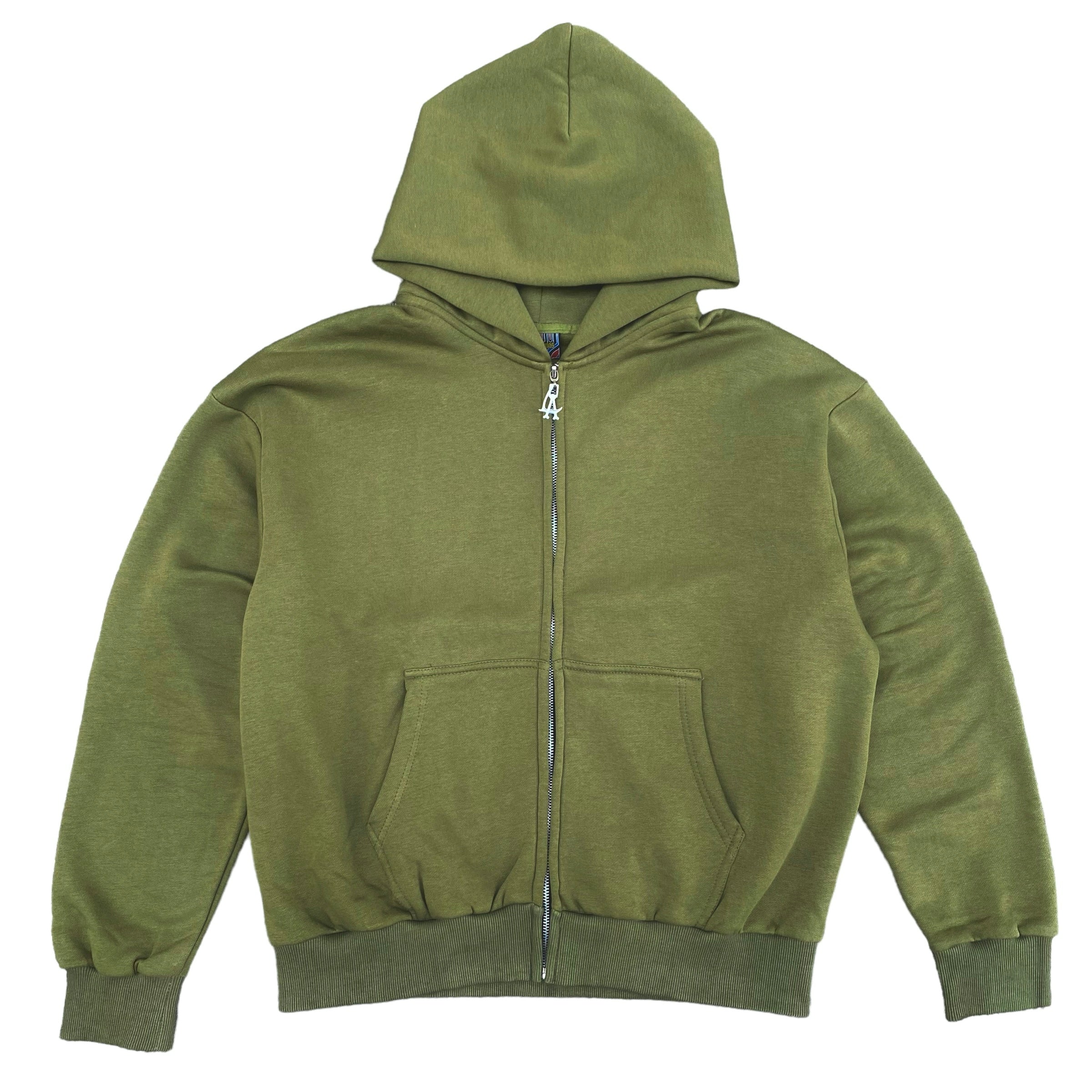Sin Frenos Essential Zip Hoodie – Olive