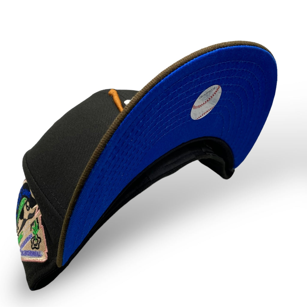 LA Scythe 59FIFTY Fitted Cap - Black/Brown/Royal UV