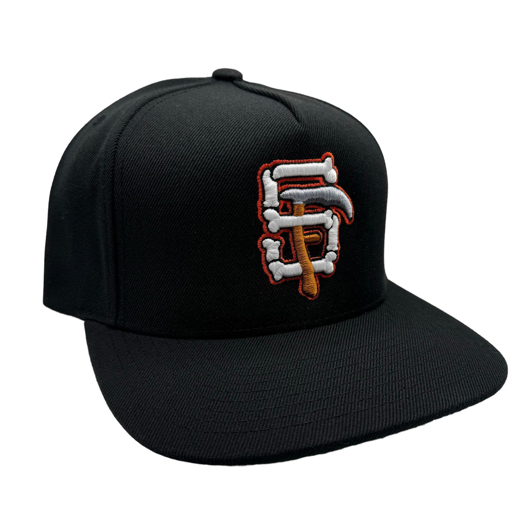 SF Scythe Sin Frenos Snapback Hat – Black/Green UV
