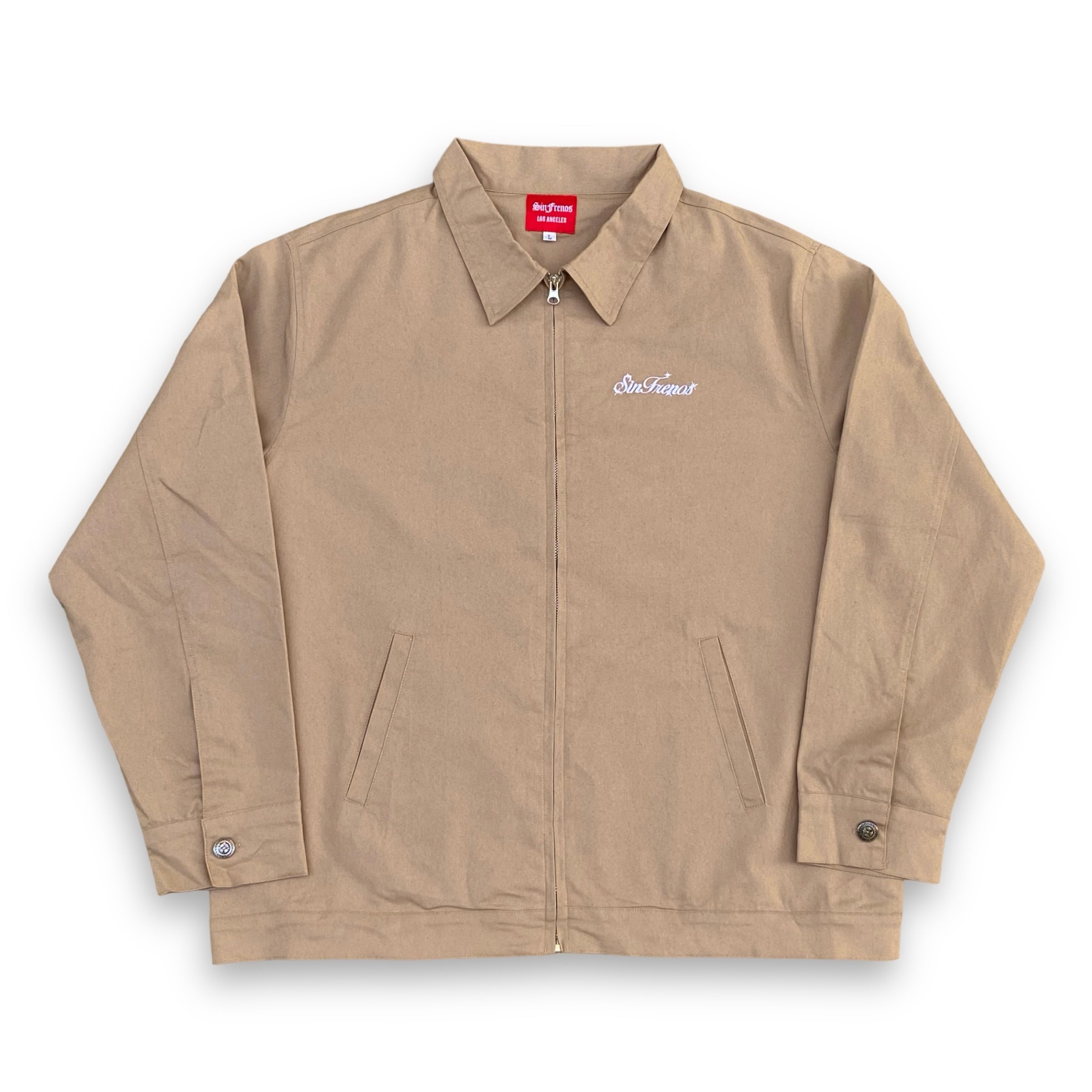 Sin Frenos Crucifix Work Jacket – Khaki