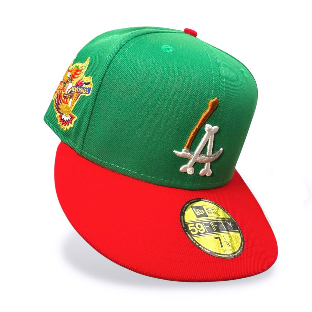 LA Scythe 59FIFTY Fitted Cap - Green/Red/Grey UV