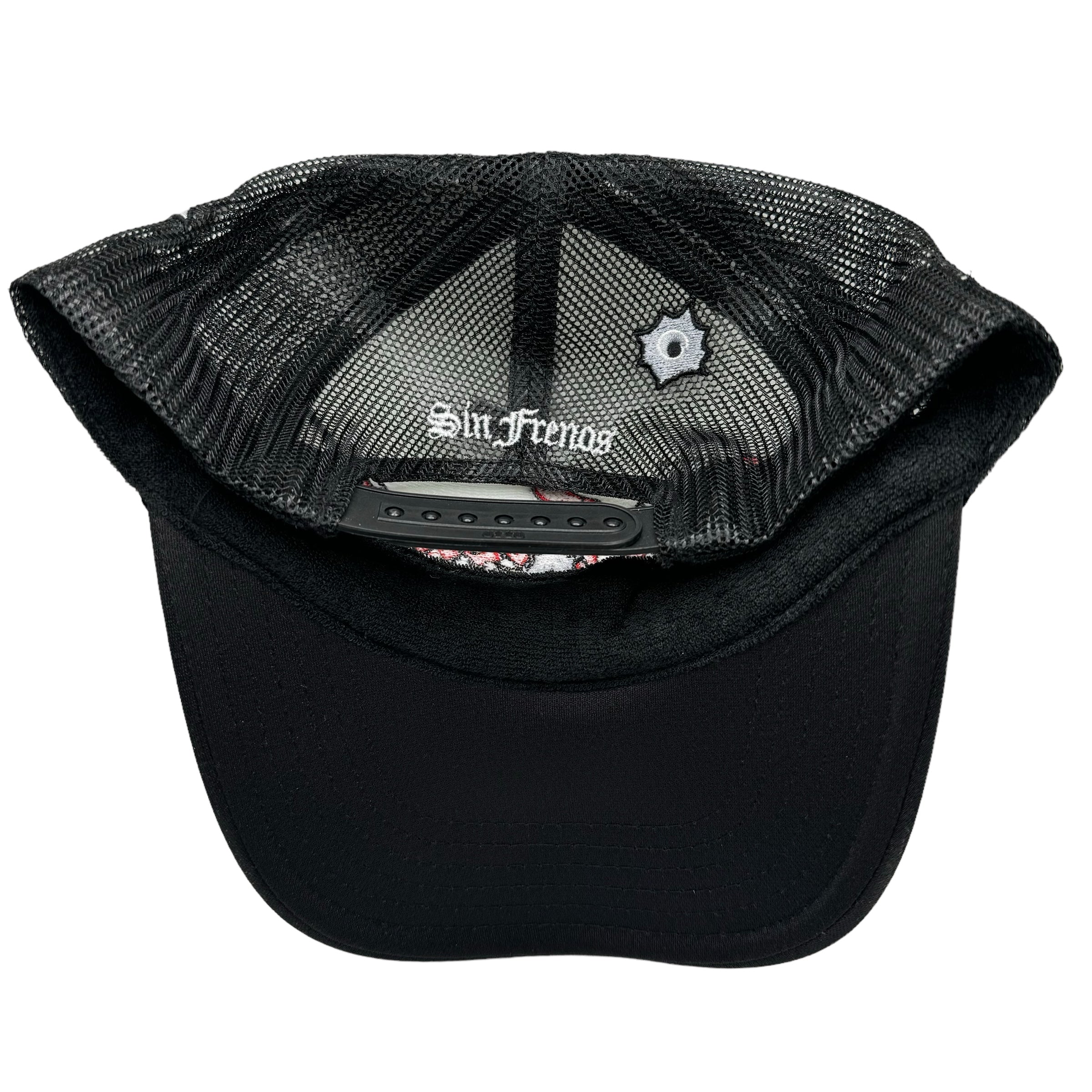 Bulletholes Sin Frenos Trucker Hat - Black/Black