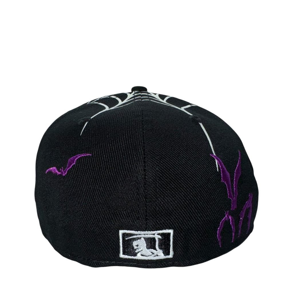 LA Scythe Sin Frenos Fitted Cap (Night of Mischief) - Black/Purple UV