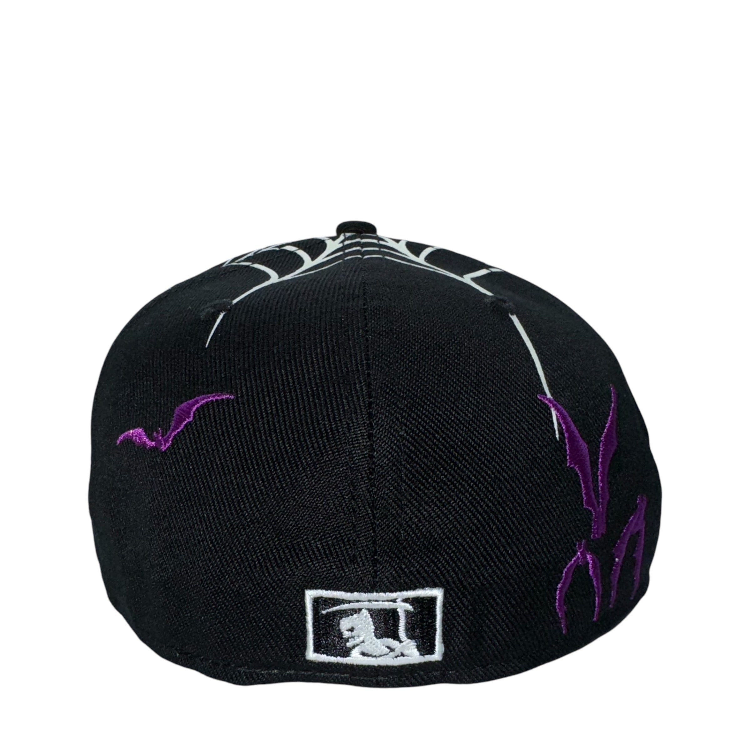 LA Scythe Sin Frenos Fitted Cap (Night of Mischief) - Black/Purple UV