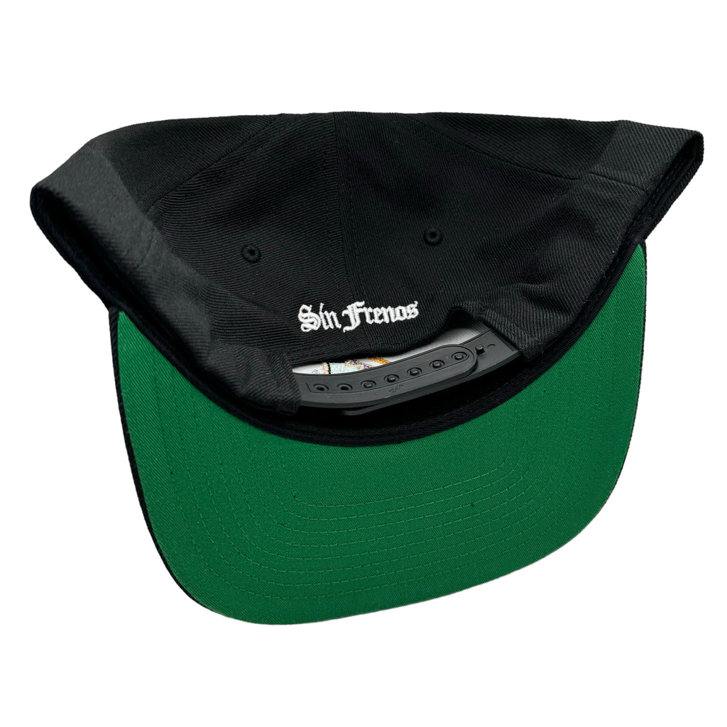 AZ Scythe Sin Frenos Snapback Hat - Black/Blue Logo