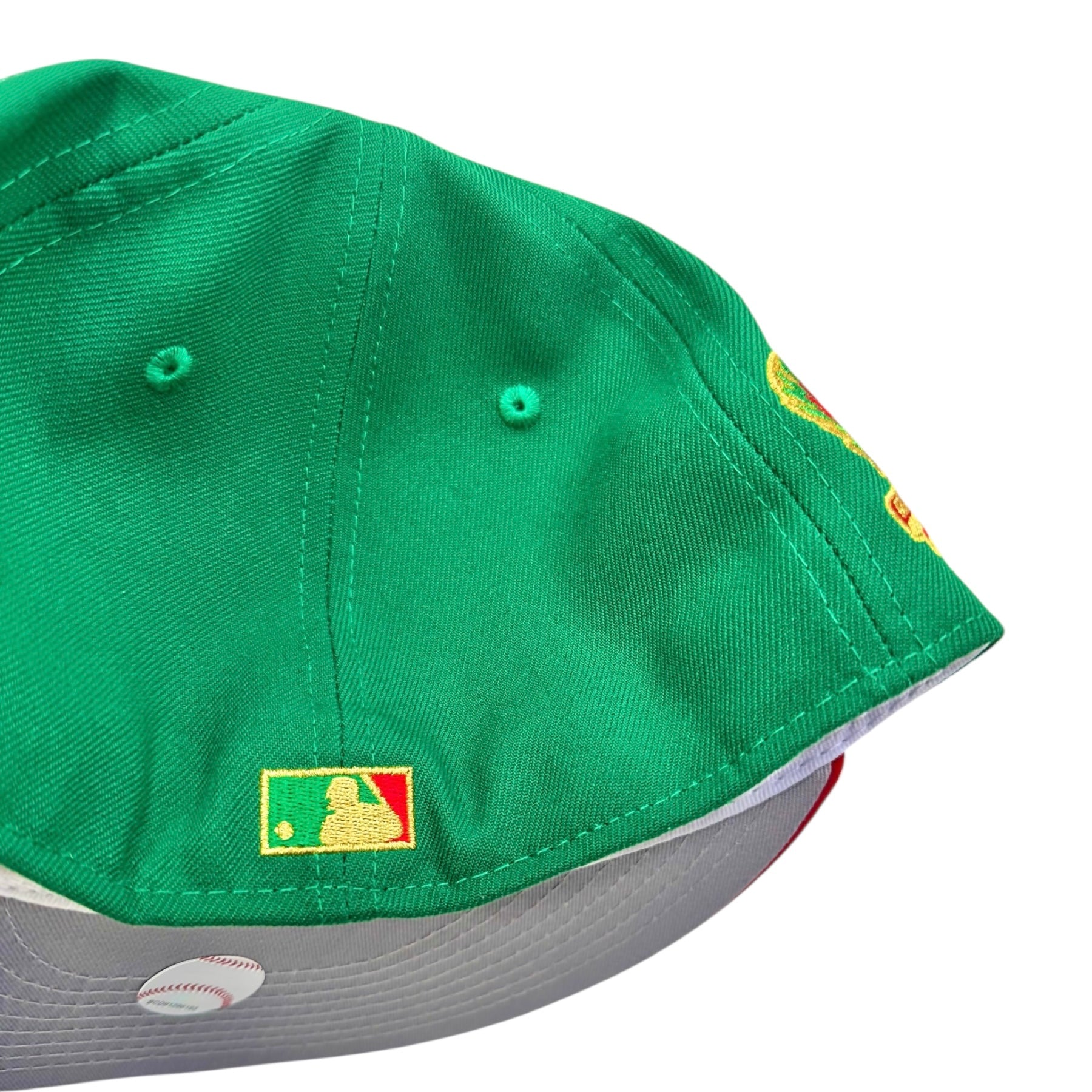 LA Scythe 59FIFTY Fitted Cap - Green/Red/Grey UV