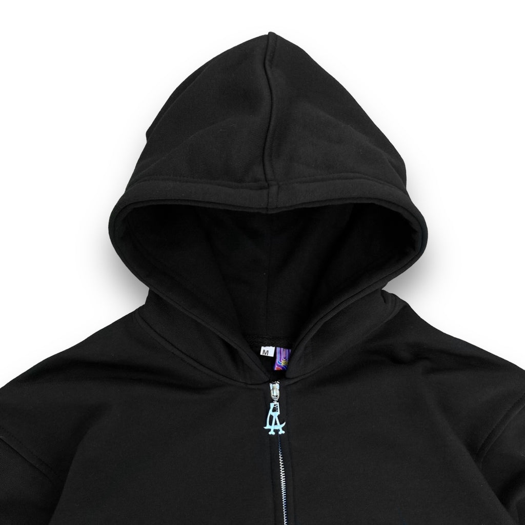 Sin Frenos Essential Zip Hoodie – Black