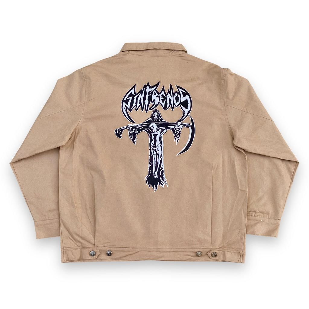 Sin Frenos Crucifix Work Jacket – Khaki