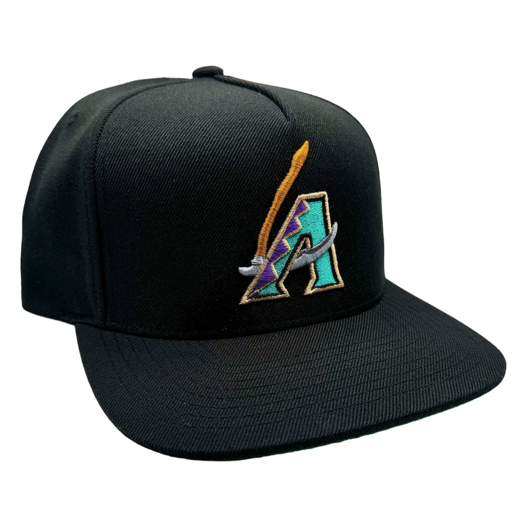 AZ Scythe Sin Frenos Snapback Hat - Black/Blue Logo