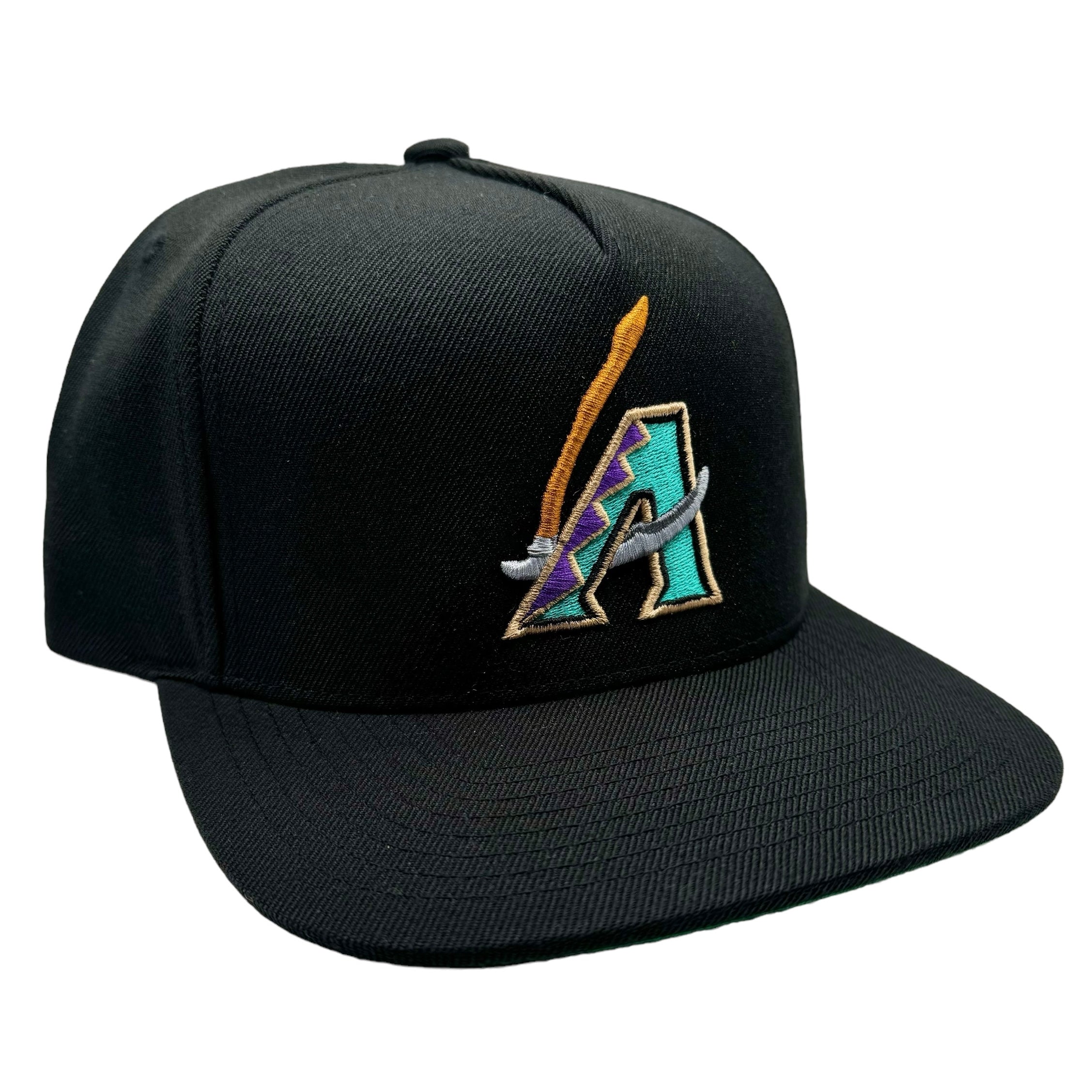 AZ Scythe Sin Frenos Snapback Hat - Black/Blue Logo
