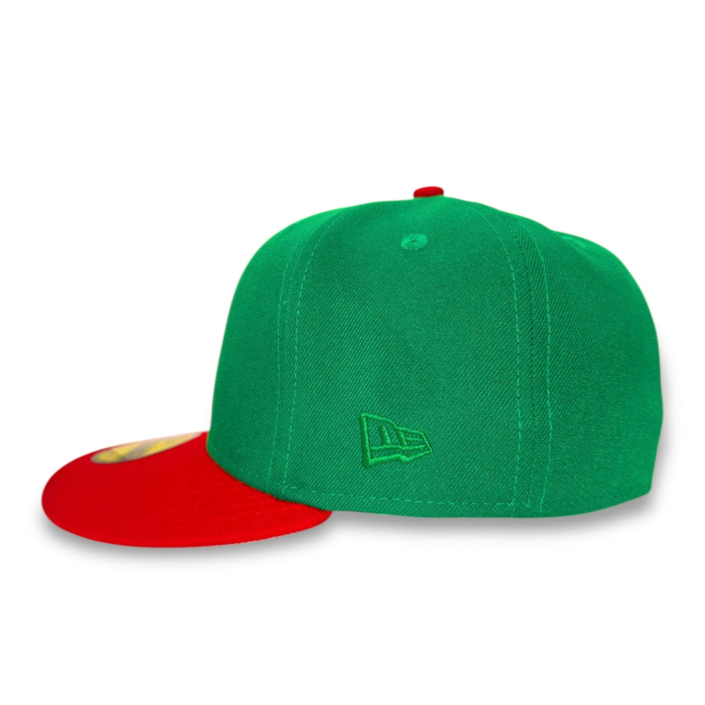 LA Scythe 59FIFTY Fitted Cap - Green/Red/Grey UV
