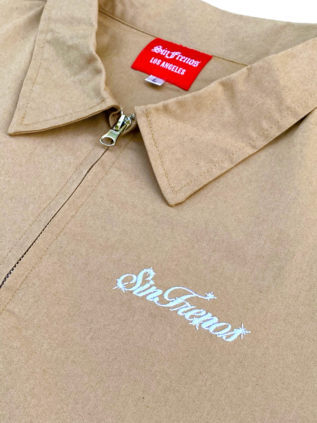 Sin Frenos Crucifix Work Jacket – Khaki