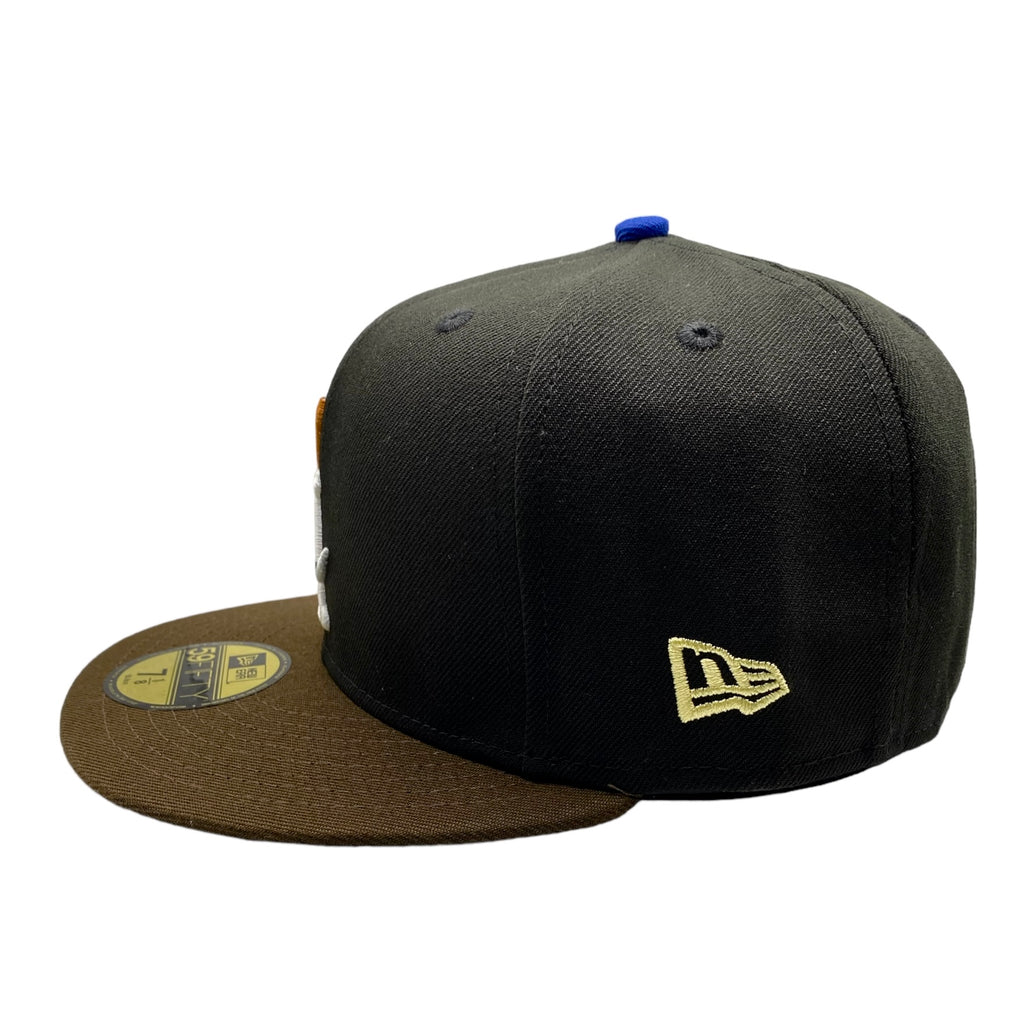 LA Scythe 59FIFTY Fitted Cap - Black/Brown/Royal UV