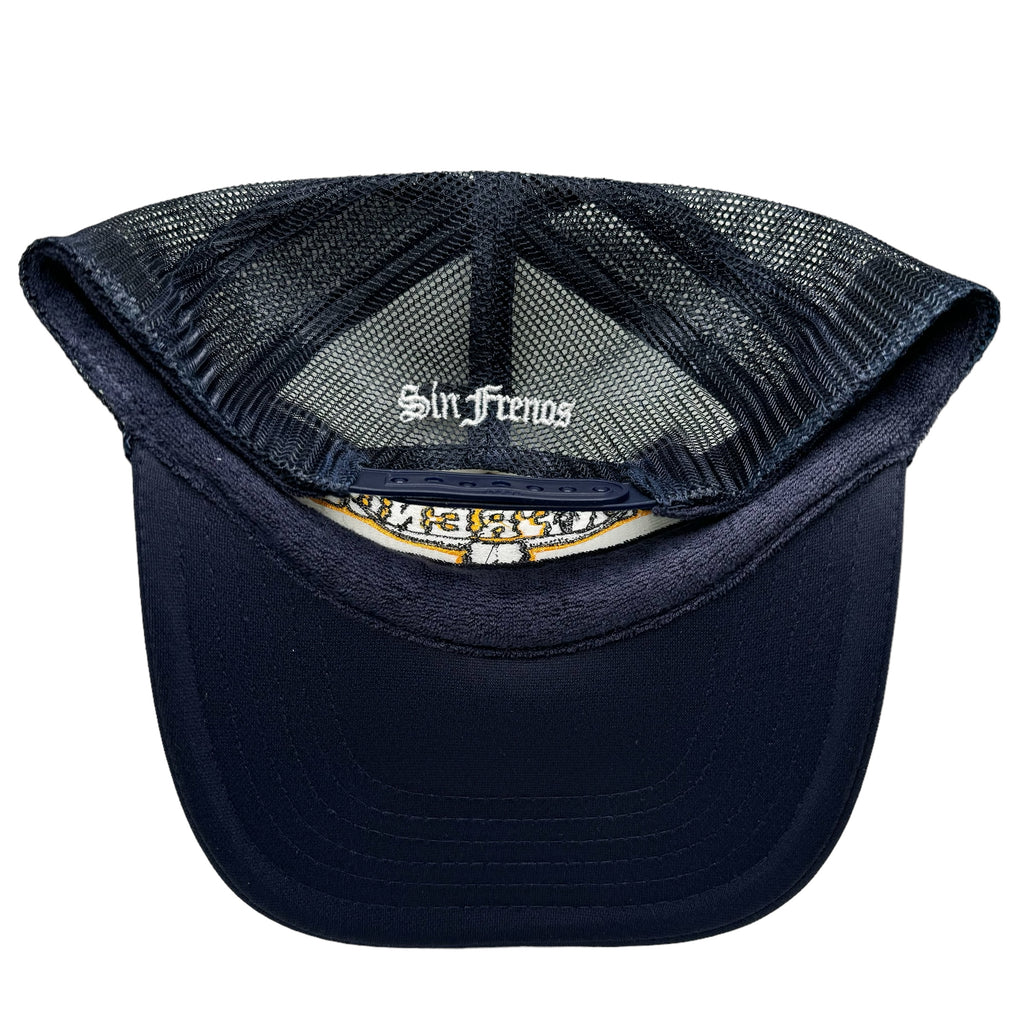 Longhorn Sin Frenos Trucker Hat – Navy/White