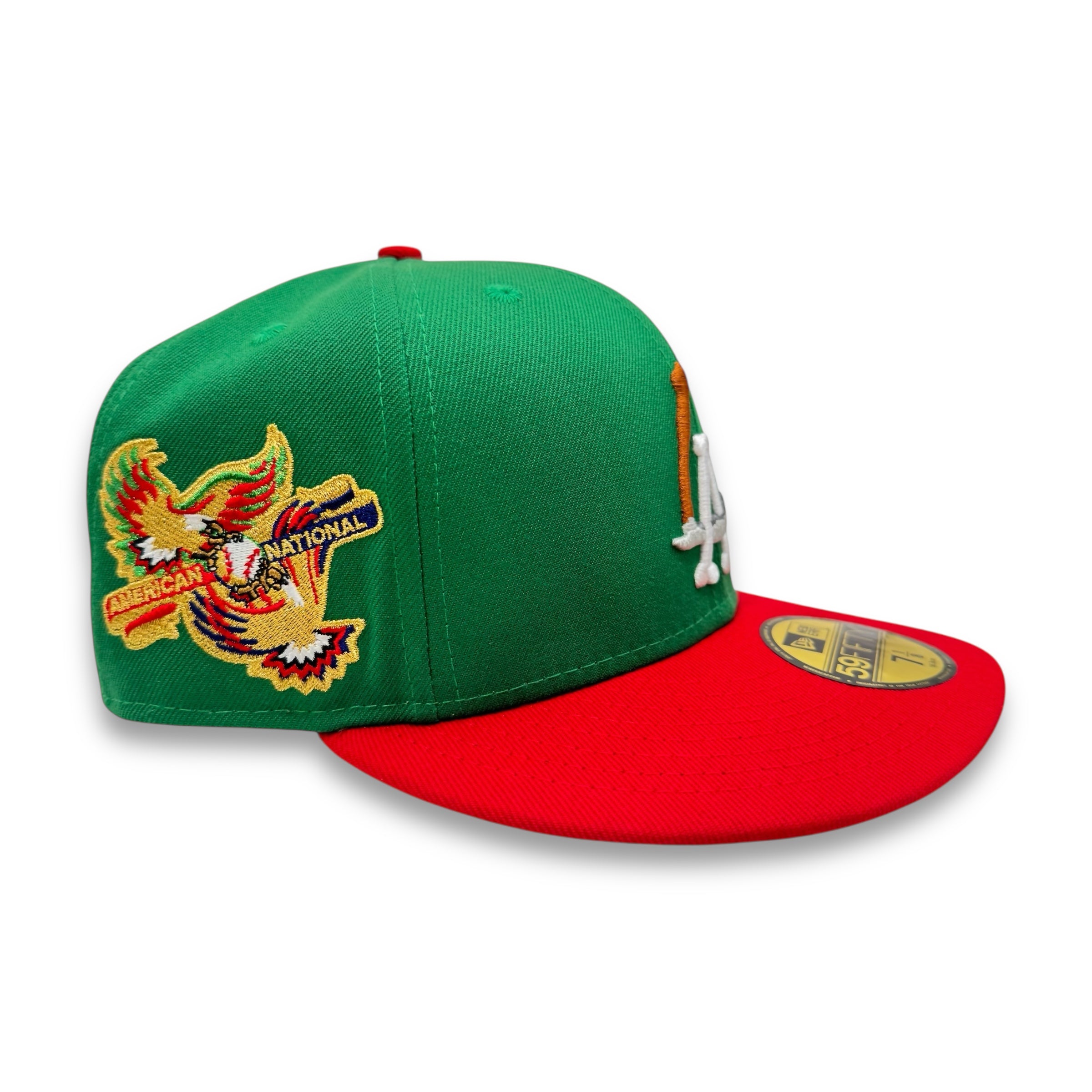 LA Scythe 59FIFTY Fitted Cap - Green/Red/Grey UV