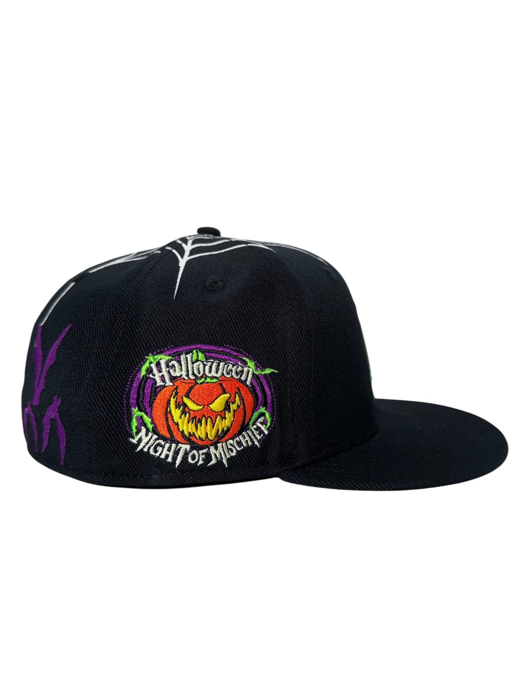 LA Scythe Sin Frenos Fitted Cap (Night of Mischief) - Black/Purple UV