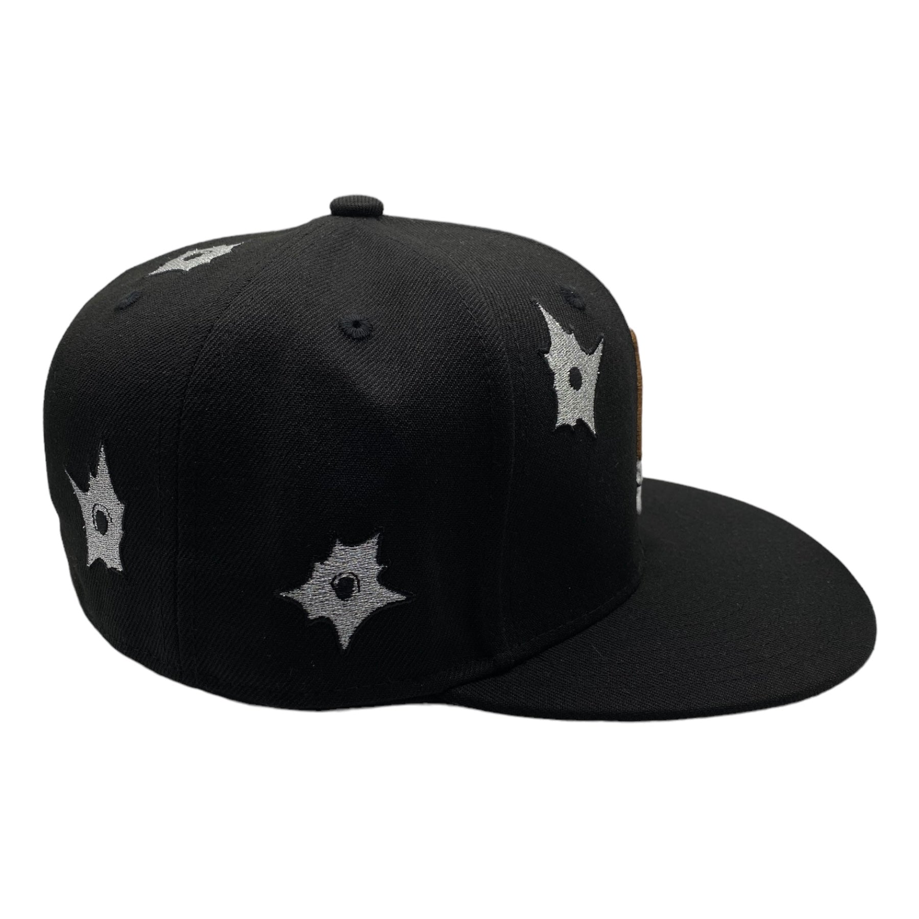 LA Scythe Sin Frenos Fitted Cap (Bulletholes) - Black/Grey UV