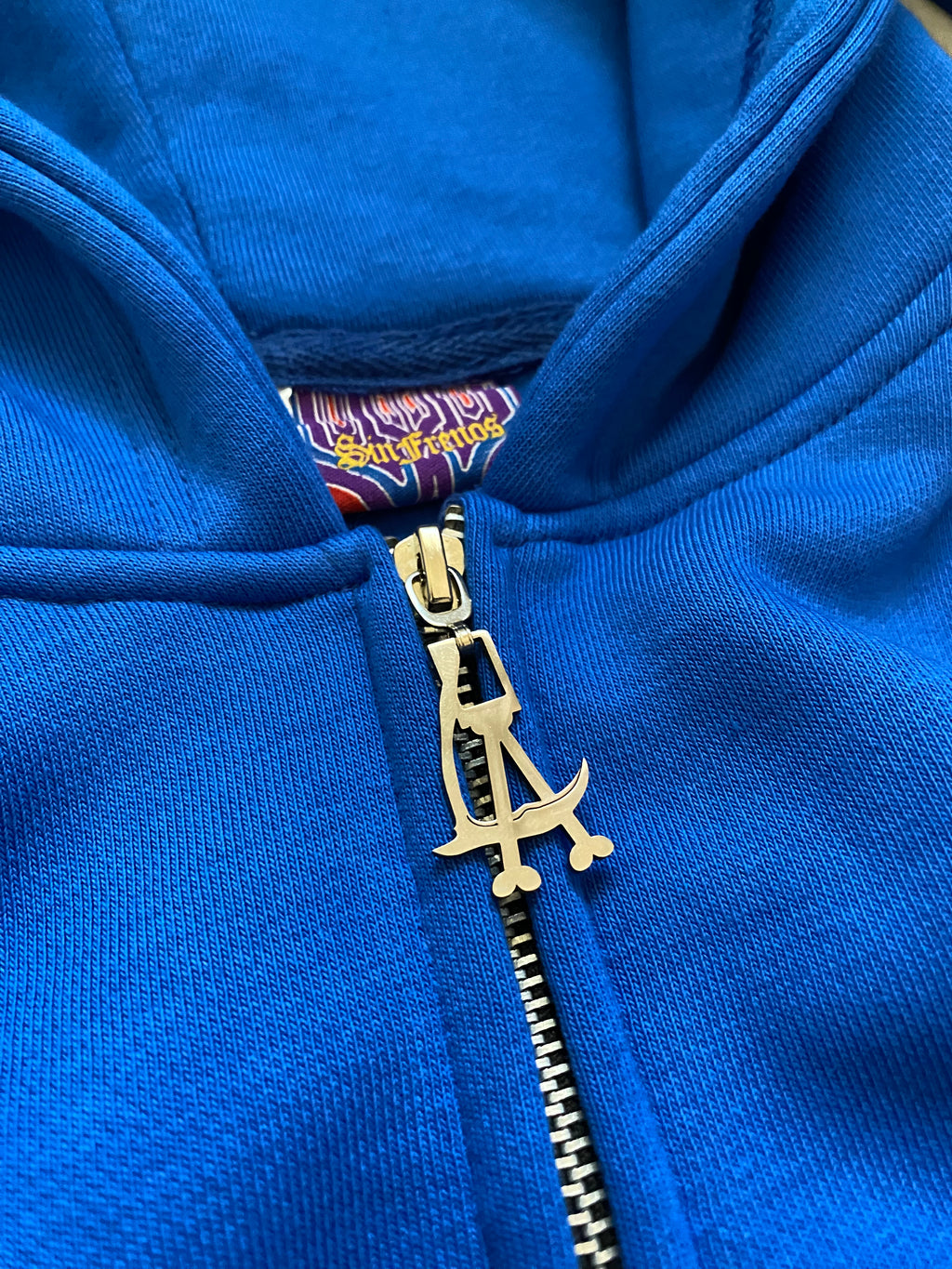 Sin Frenos Essential Zip Hoodie – Royal Blue