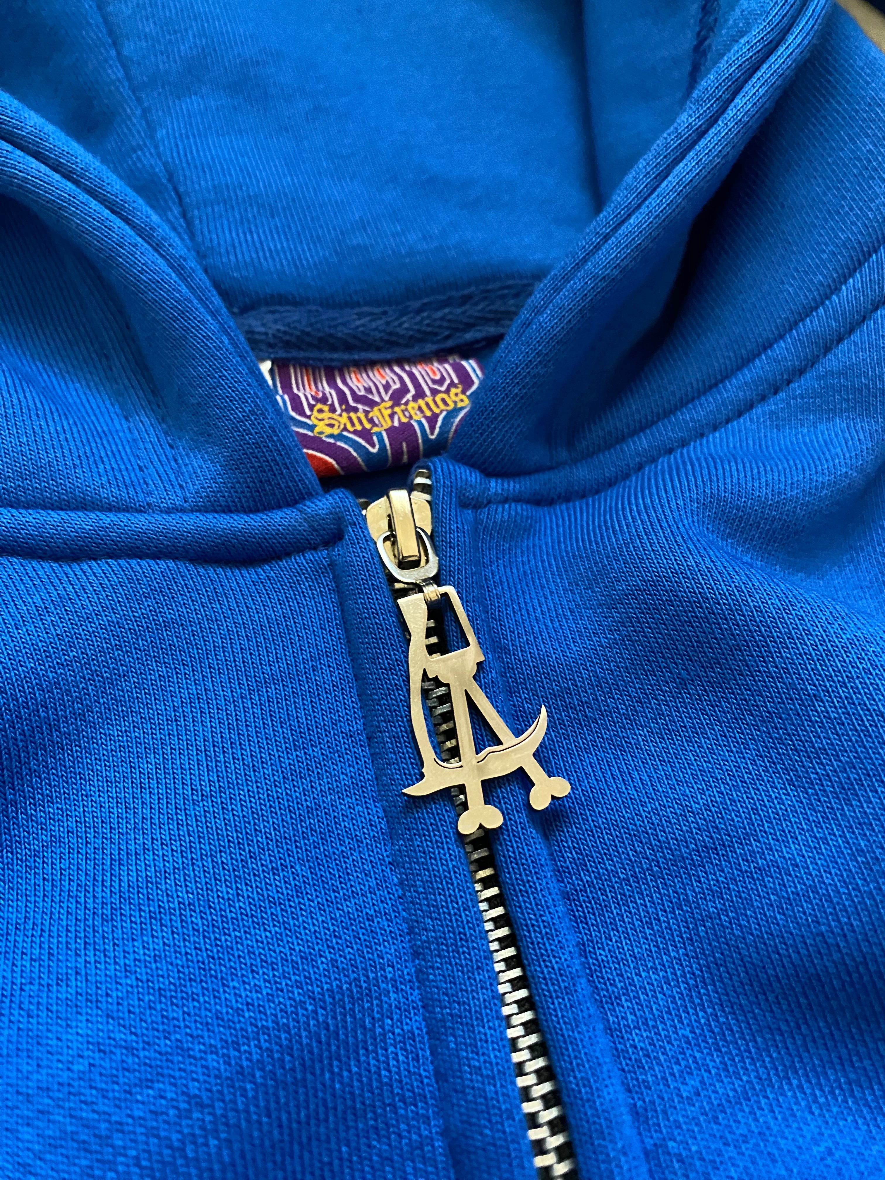 Sin Frenos Essential Zip Hoodie – Royal Blue