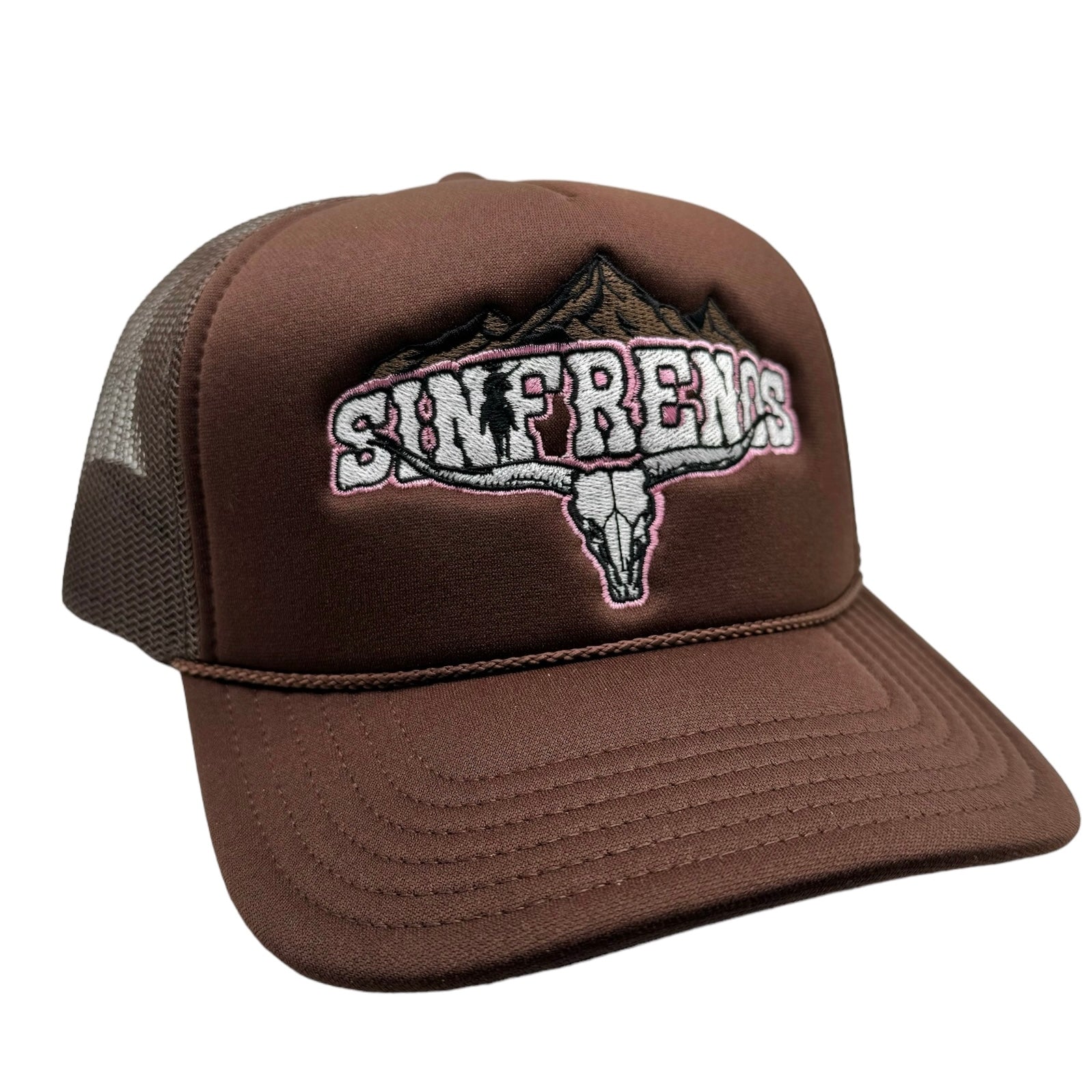Longhorn Sin Frenos Trucker Hat – Brown