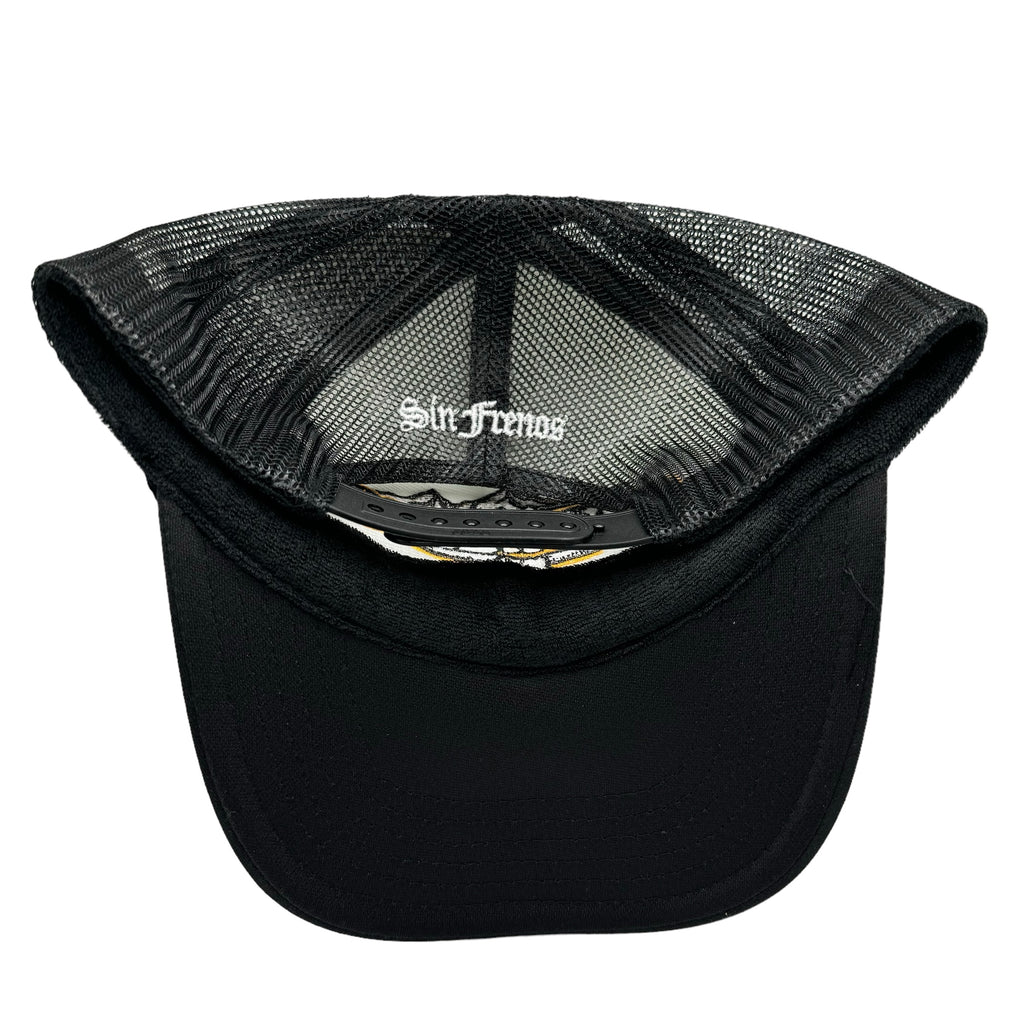 Longhorn Sin Frenos Trucker Hat - Black/White