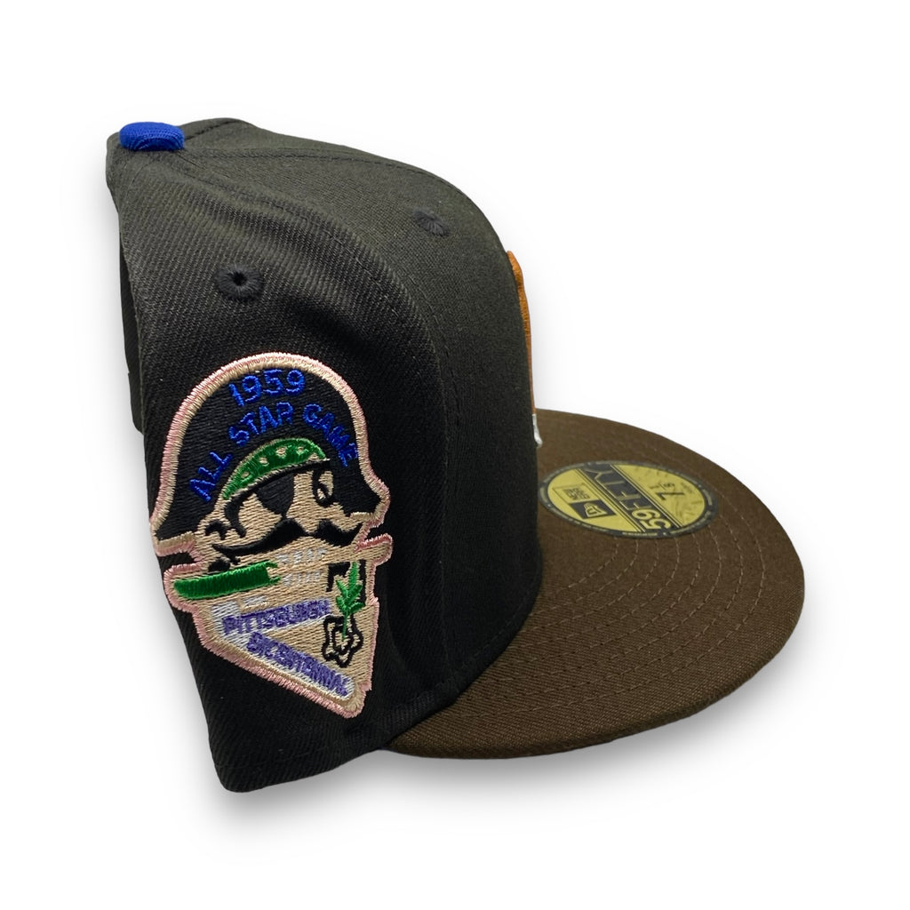 LA Scythe 59FIFTY Fitted Cap - Black/Brown/Royal UV