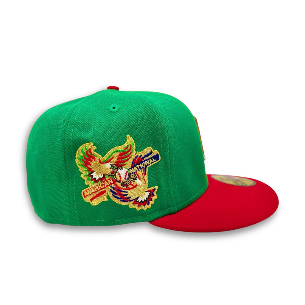 LA Scythe 59FIFTY Fitted Cap - Green/Red/Grey UV