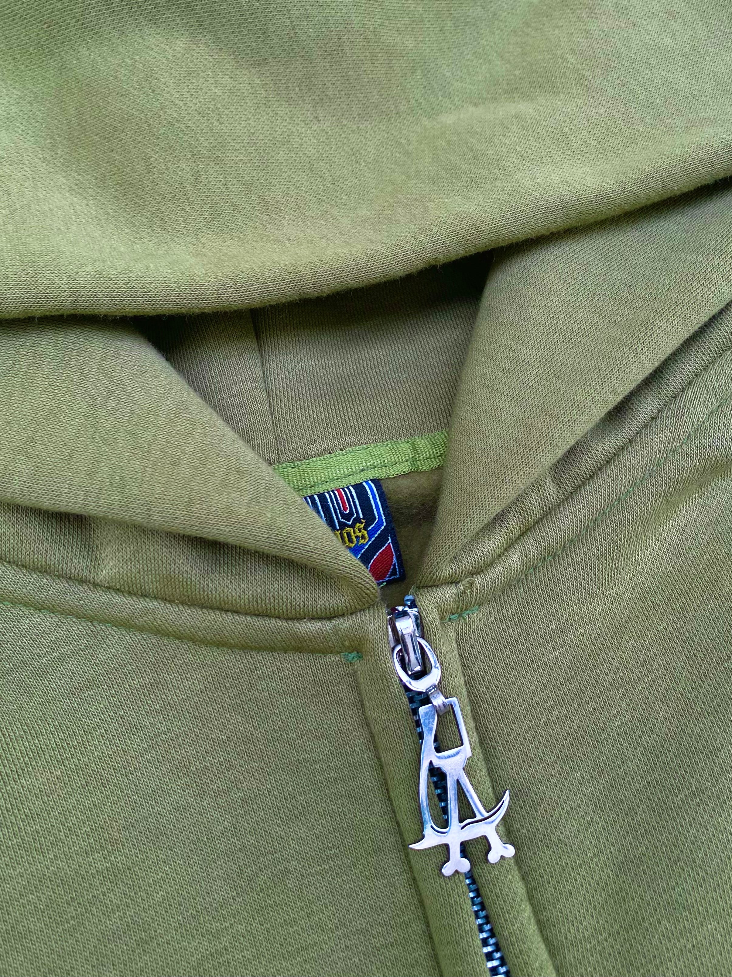 Sin Frenos Essential Zip Hoodie – Olive