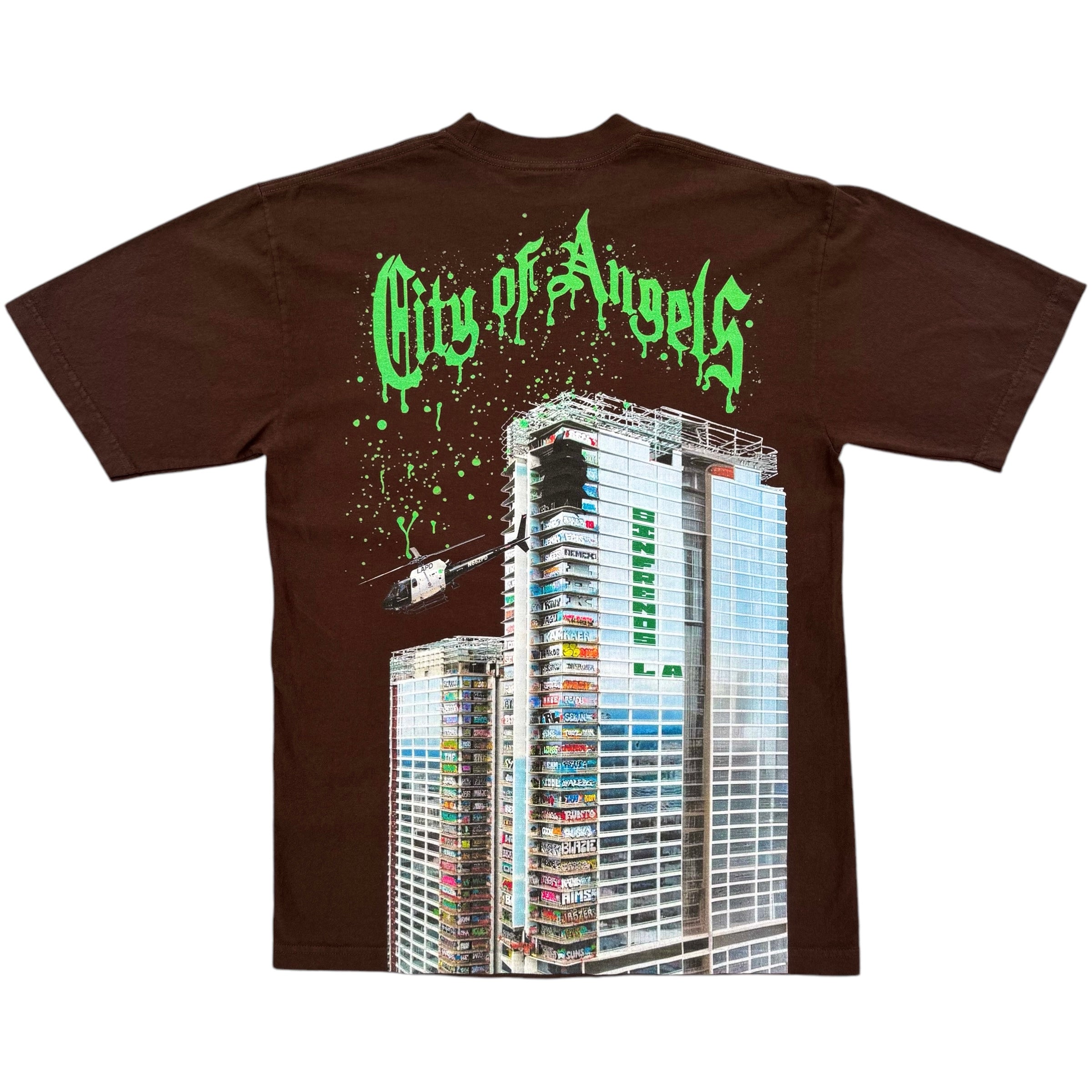 Sin Frenos LA Skyscraper T-Shirt – Brown