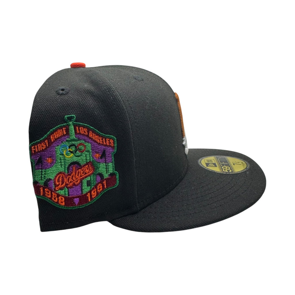 LA Scythe 59FIFTY Fitted Cap - Black/Purple UV