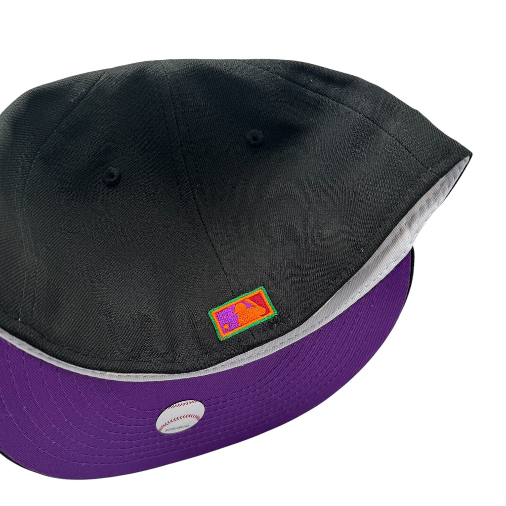 LA Scythe 59FIFTY Fitted Cap - Black/Purple UV