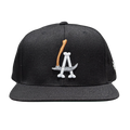 LA Scythe Snapback cap in black.