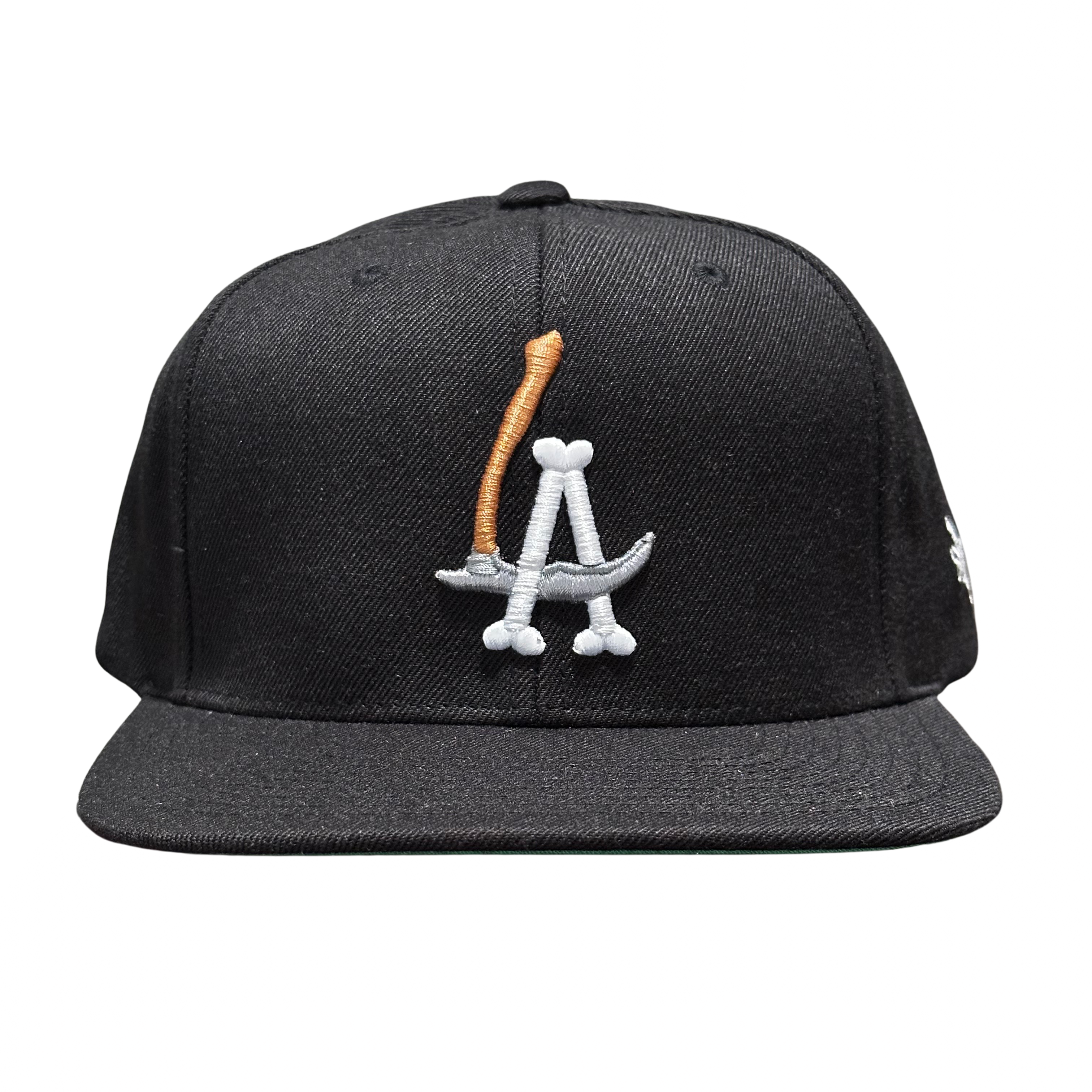 LA Scythe Snapback cap in black.