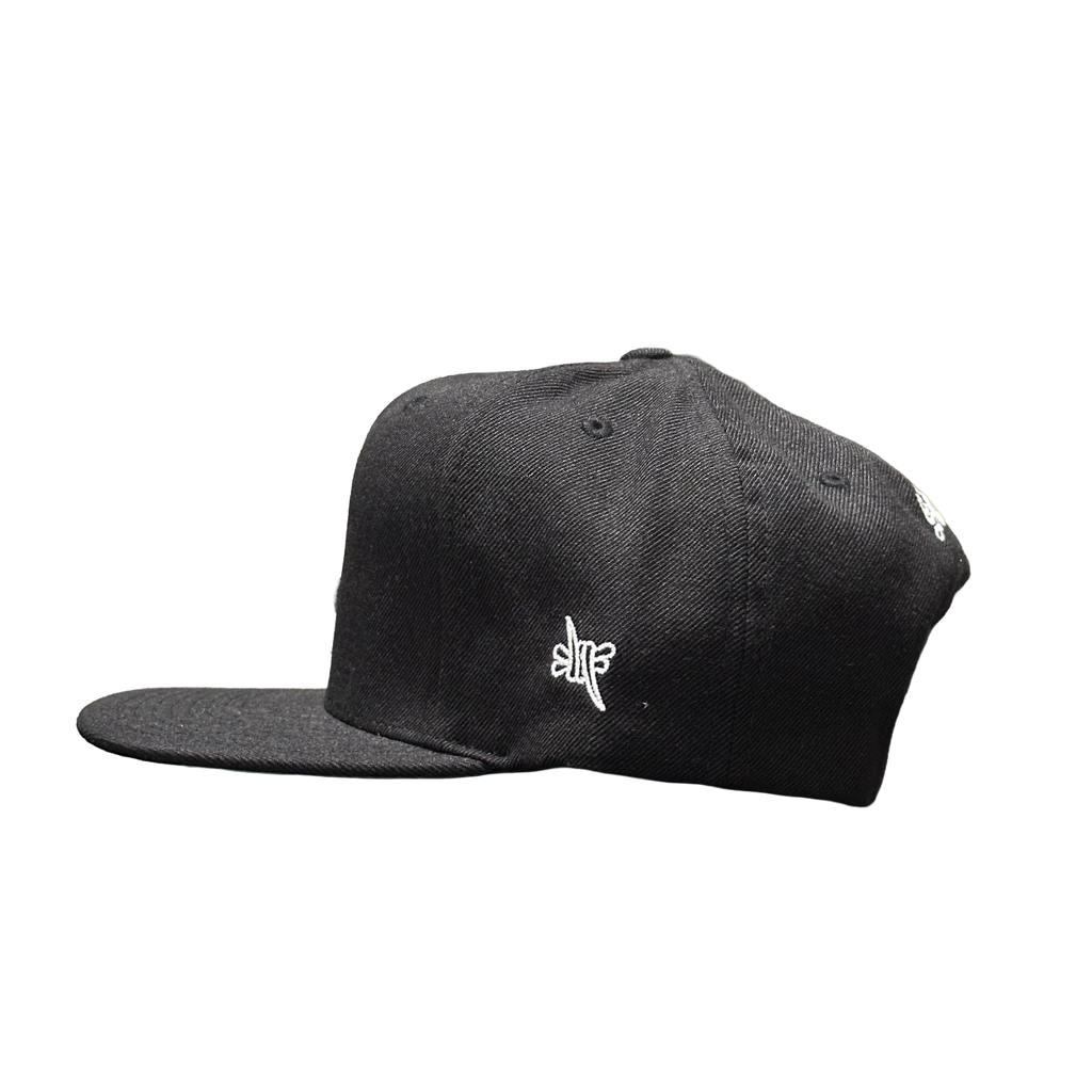 LA Scythe Snapback cap in black.