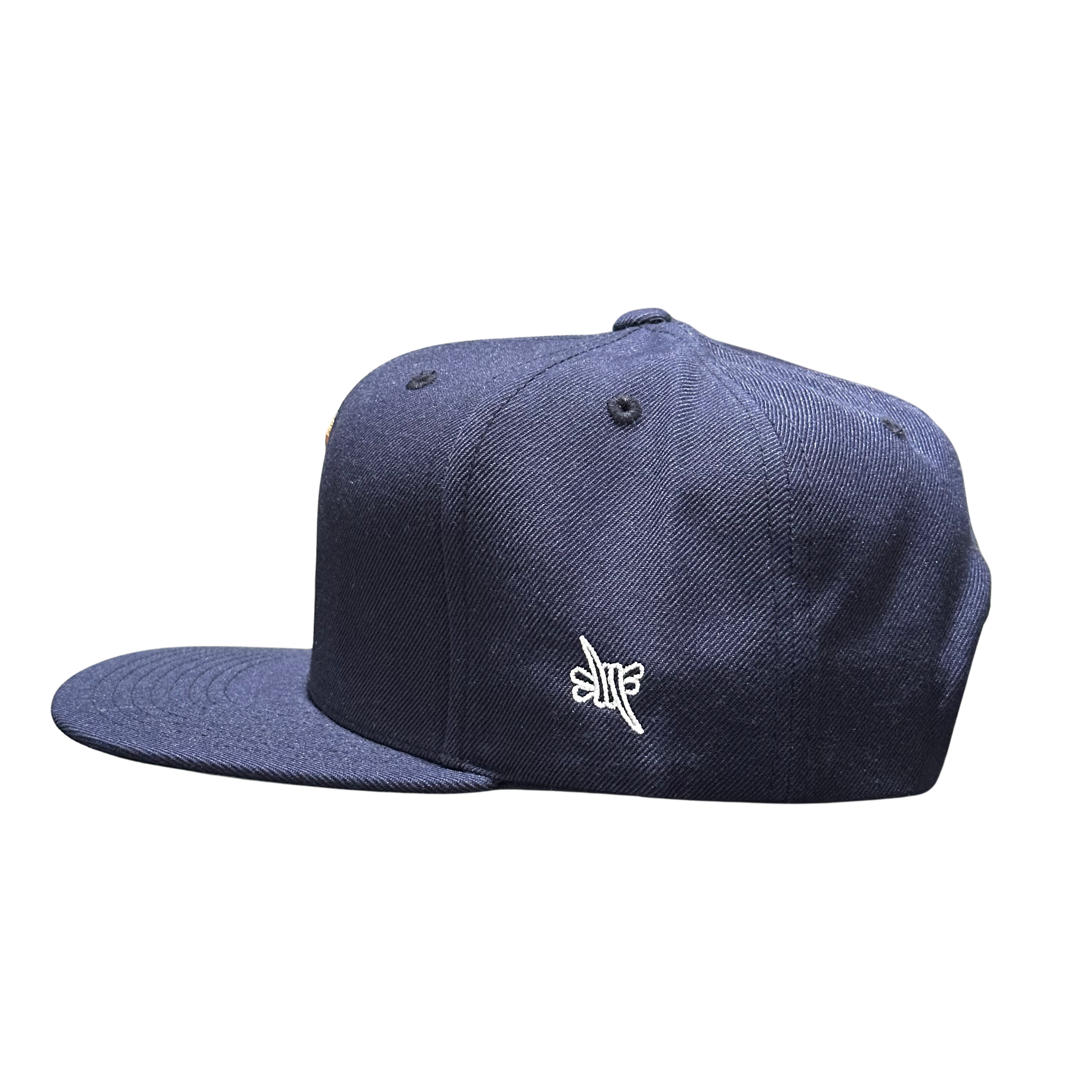 LA Scythe Snapback cap in navy.
