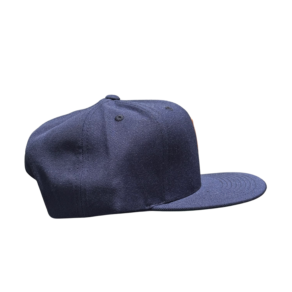 LA Scythe Snapback cap in navy.