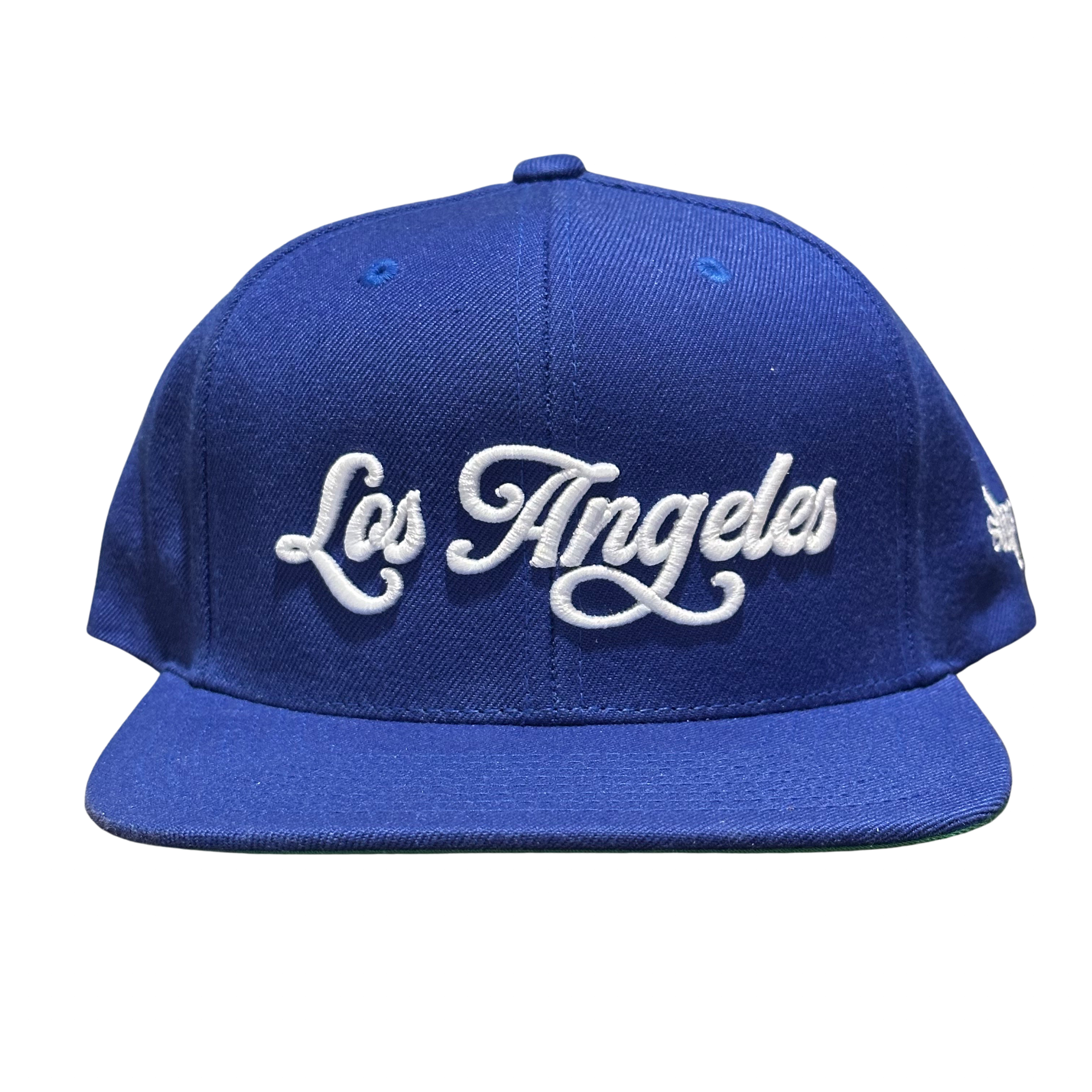 LA Scythe Snapback cap in royal blue.