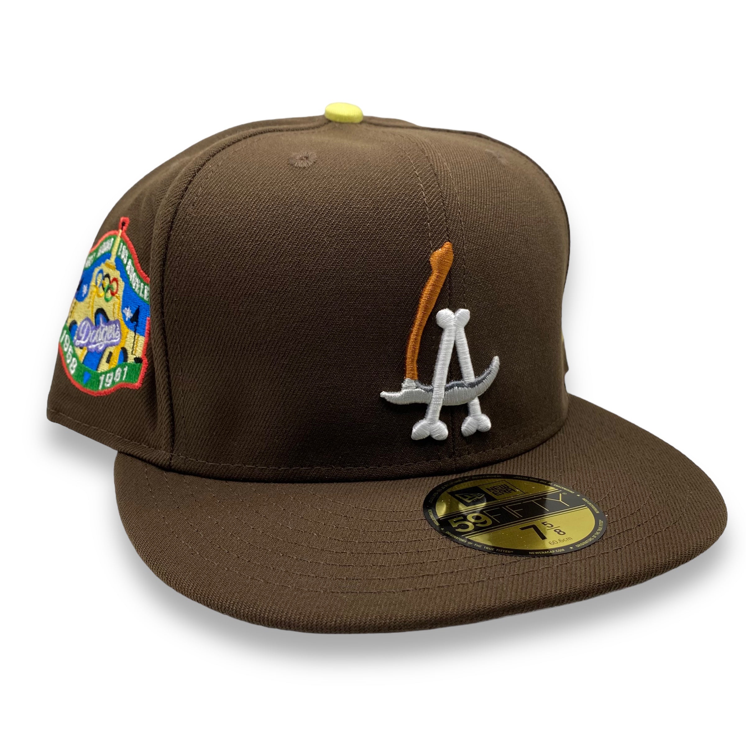 LA Scythe 59FIFTY Fitted Cap - Brown/Grey UV
