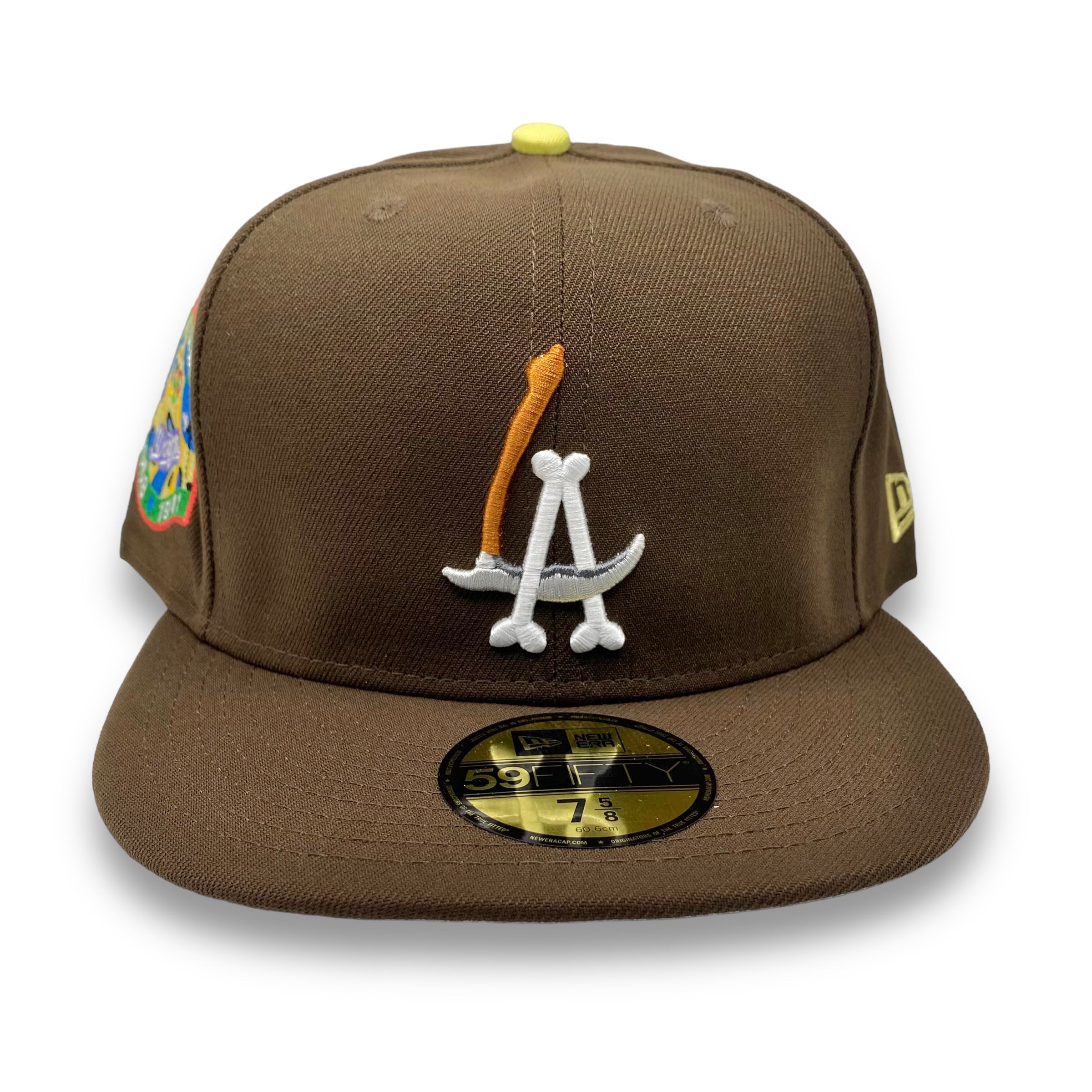 LA Scythe 59FIFTY Fitted Cap - Brown/Grey UV