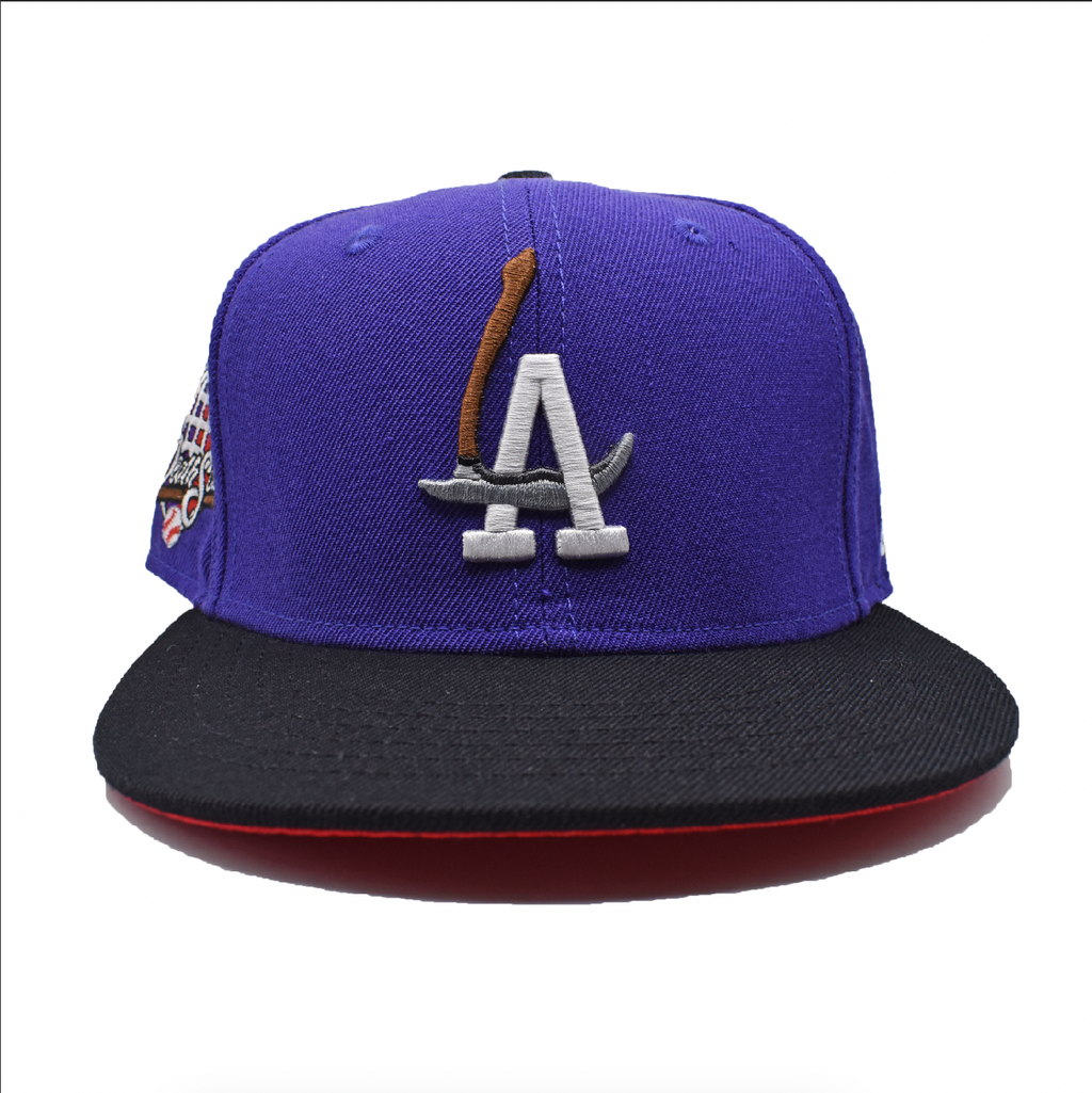 LA Scythe Sin Frenos Fitted Cap - Purple/Black/Red UV