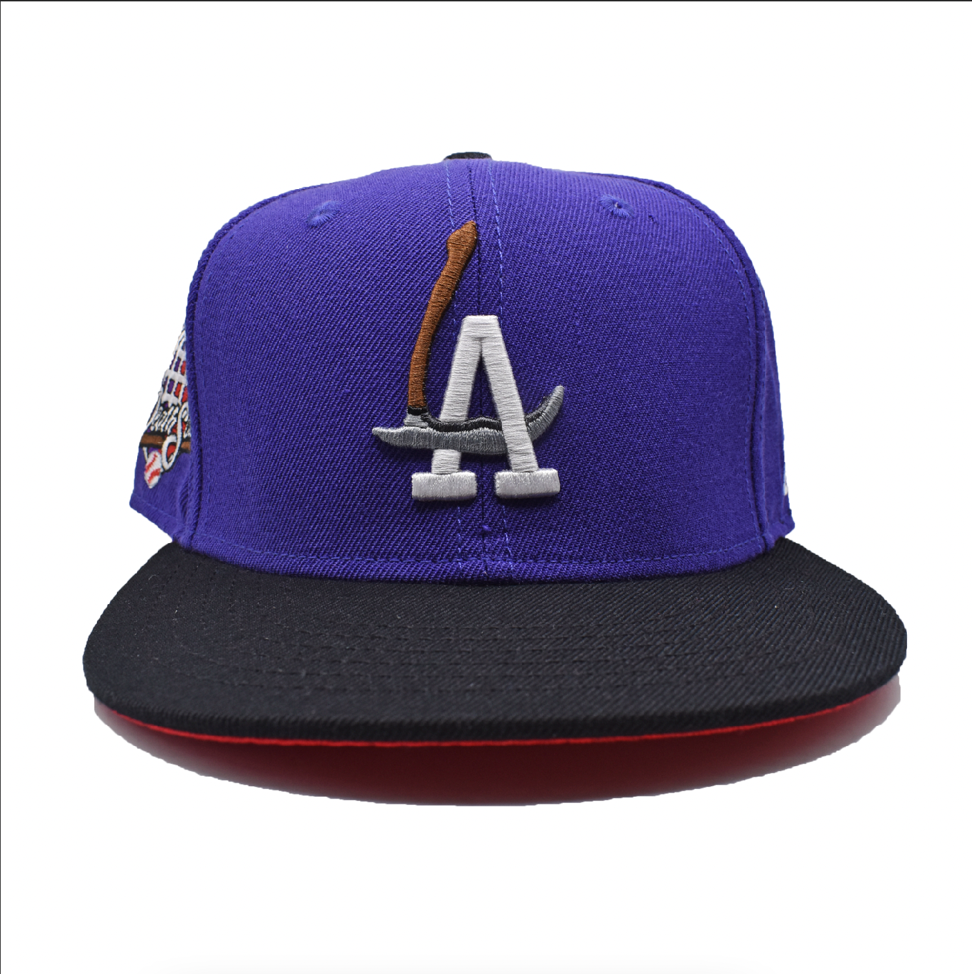 LA Scythe Sin Frenos Fitted Cap - Purple/Black/Red UV