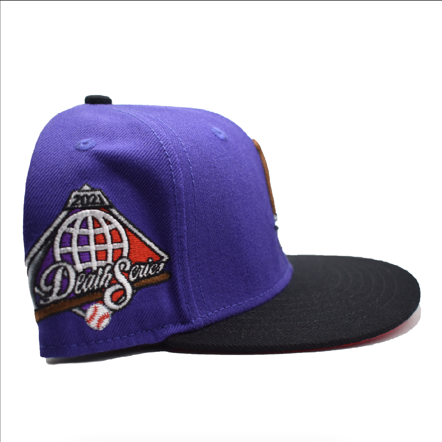 LA Scythe Sin Frenos Fitted Cap - Purple/Black/Red UV