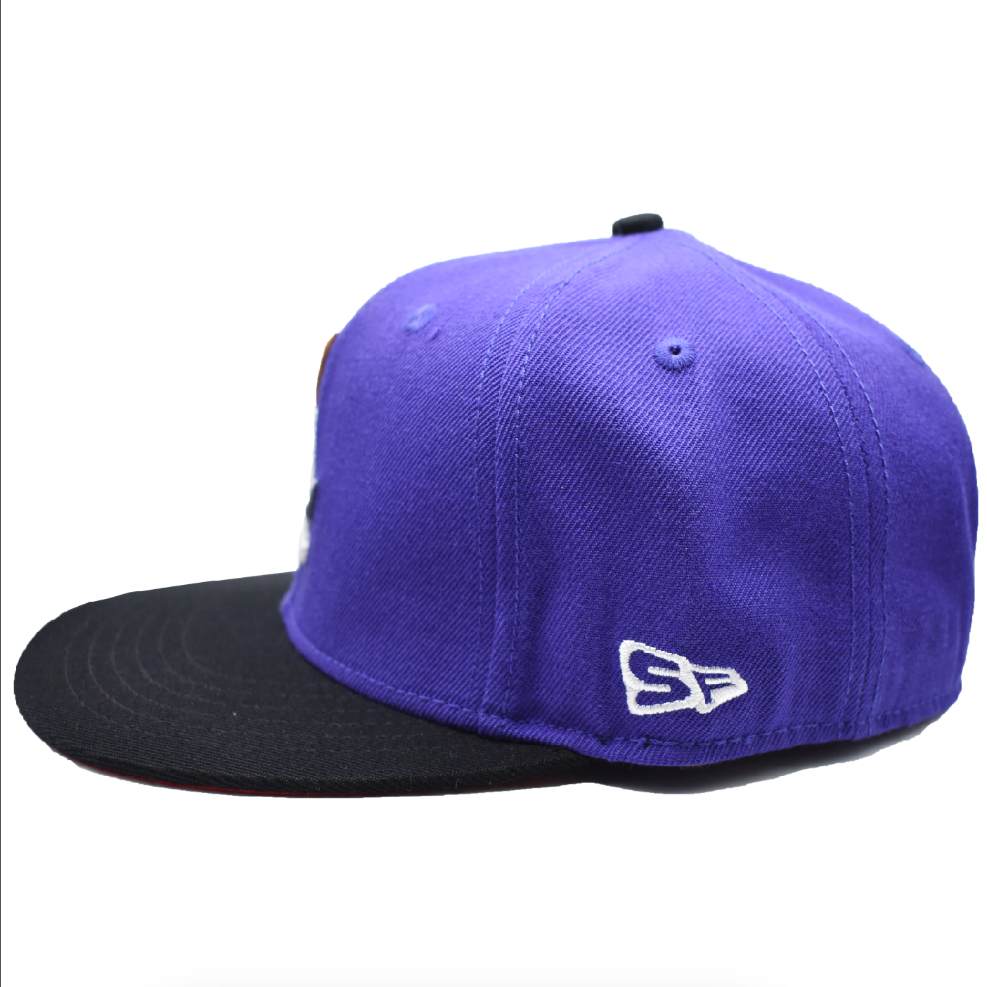 LA Scythe Sin Frenos Fitted Cap - Purple/Black/Red UV