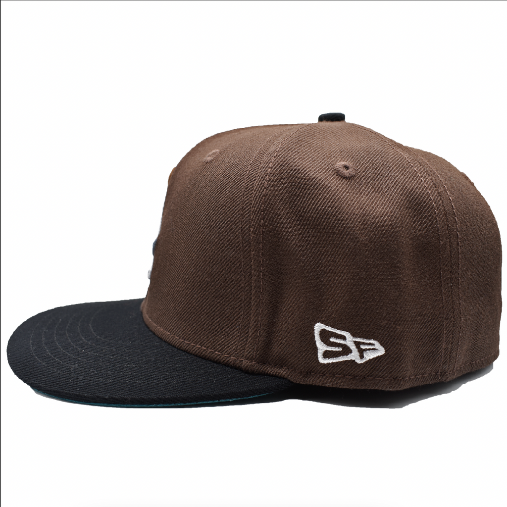 LA Scythe Sin Frenos Fitted Cap - Brown/Black/Teal UV