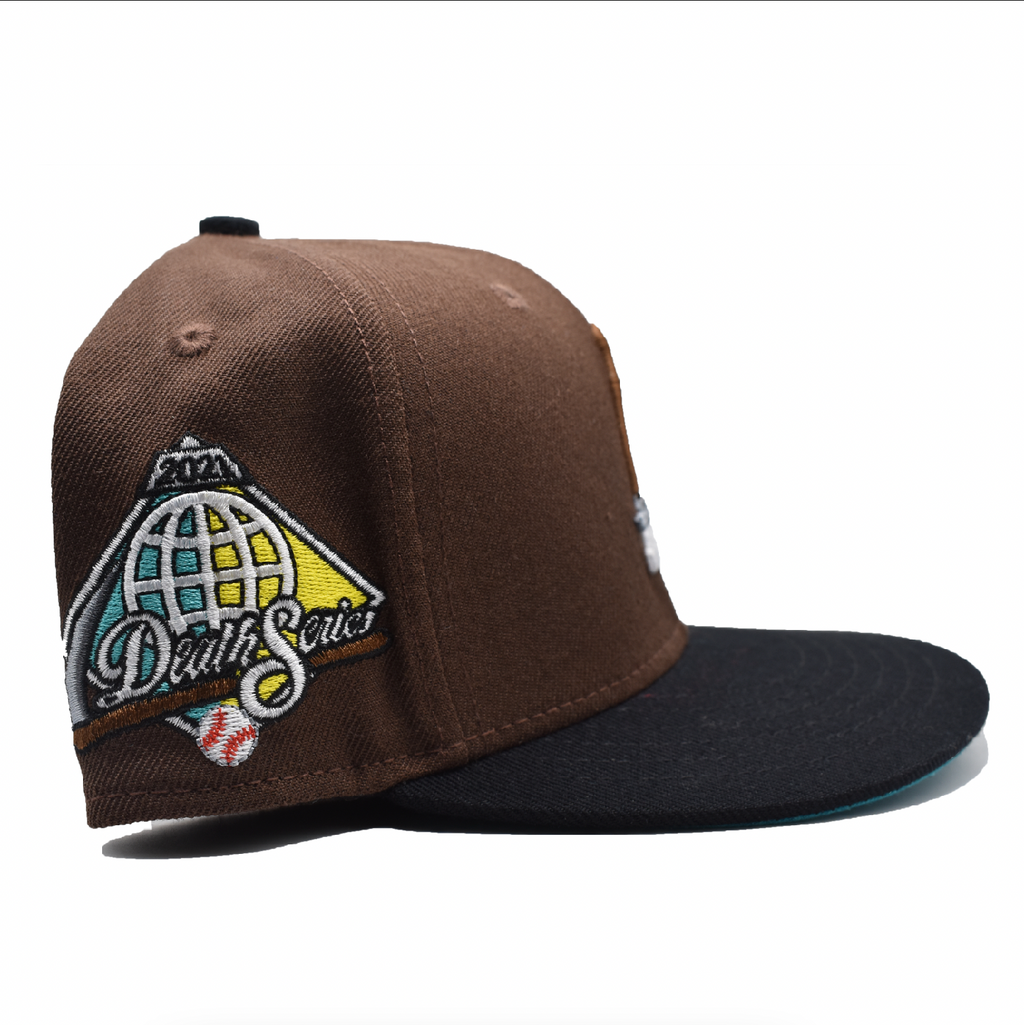 LA Scythe Sin Frenos Fitted Cap - Brown/Black/Teal UV